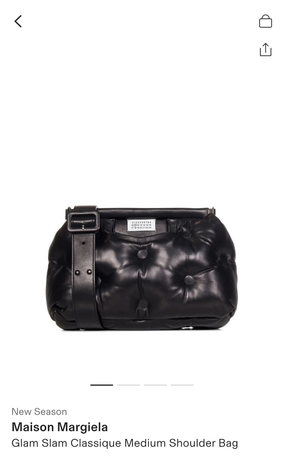 Maison Margiela Maison Margiela Glam Slam Classique Medium Shoulder Bag Size ONE SIZE - 1 Thumbnail