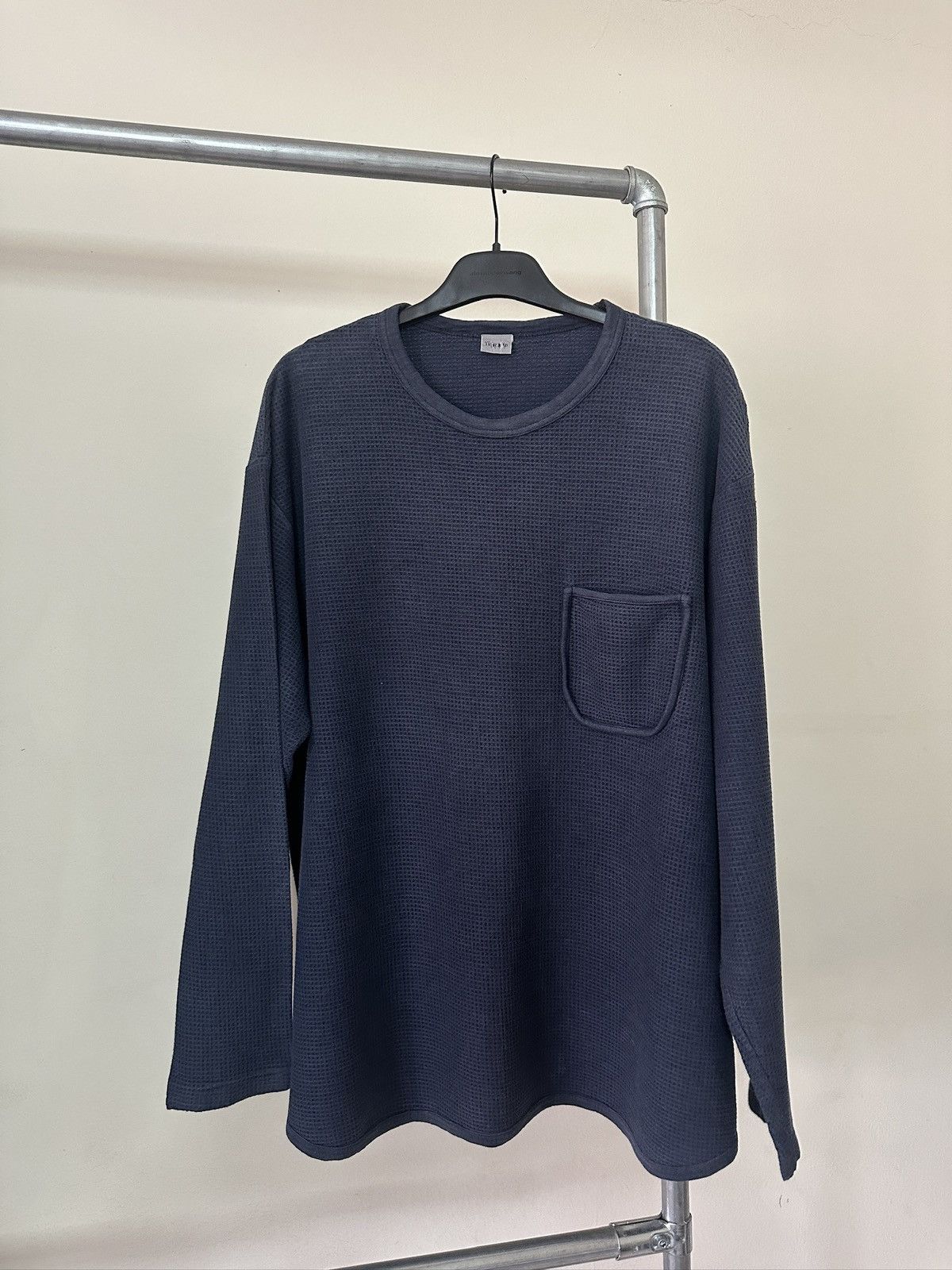Yohji Yamamoto 1990s Yohji Yamamoto Waffle Knit thermal Tshirt Size US L / EU 52-54 / 3 - 2 Thumbnail