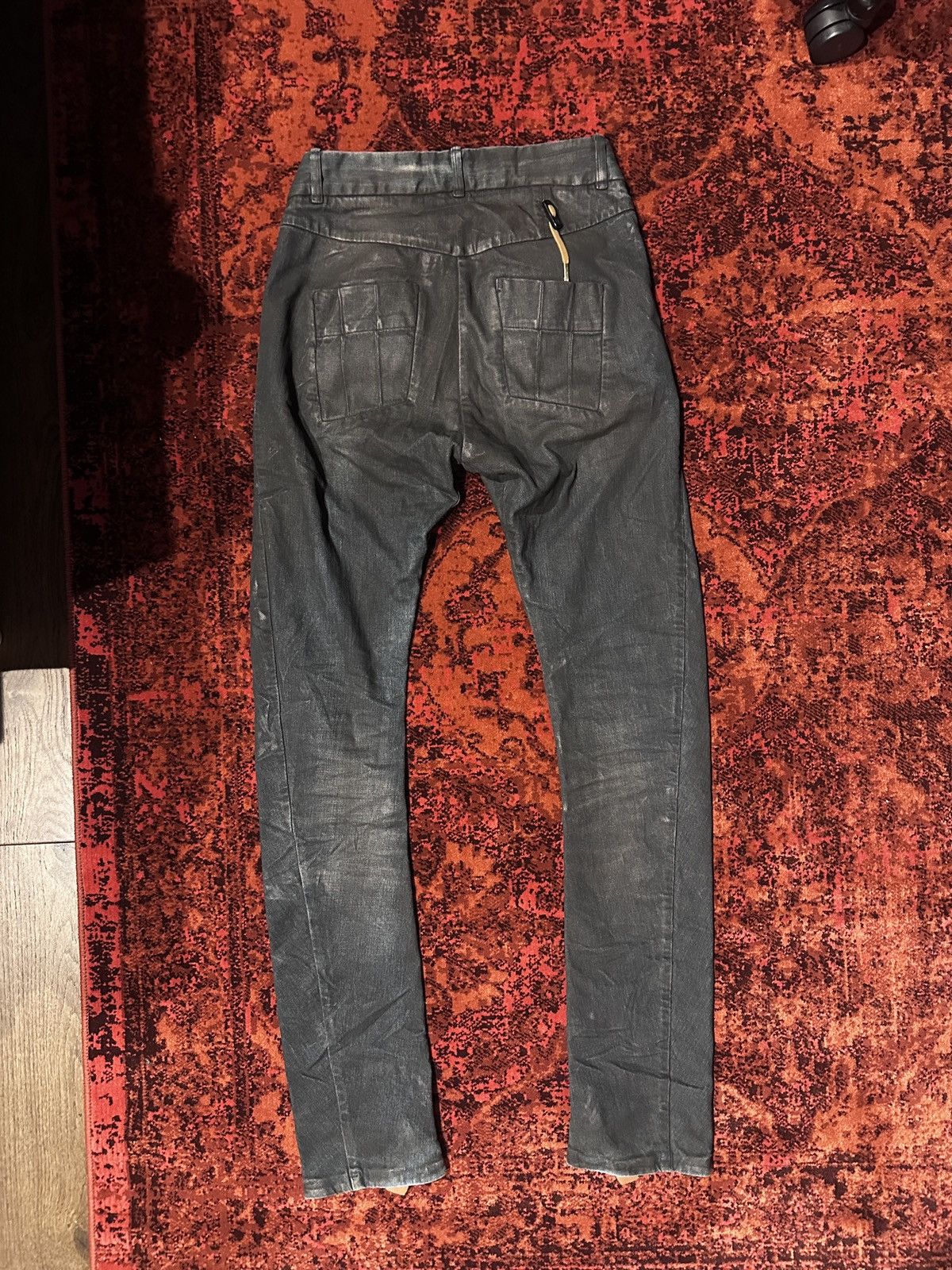 Boris Bidjan Saberi P13.D TF Dirty Denim SS24 Tapered Jeans Size US 30 / EU 46 - 3 Thumbnail