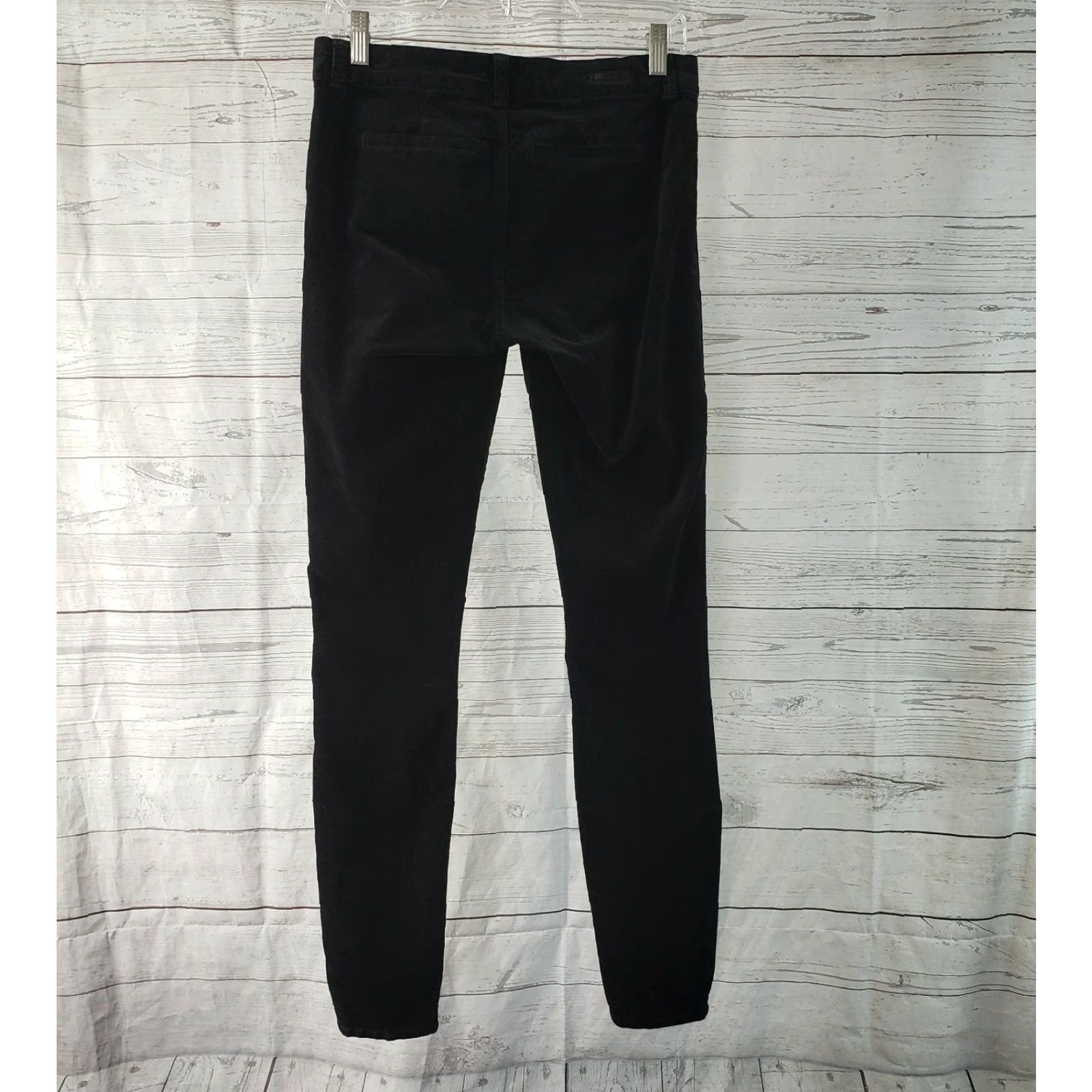 Vintage VINTAGE Kut from the Kloth Womens Pants Skinny Black Velvet Mid Rise 4 Adult Womens Boots? Size 27" / US 4 / IT 40 - 3 Thumbnail