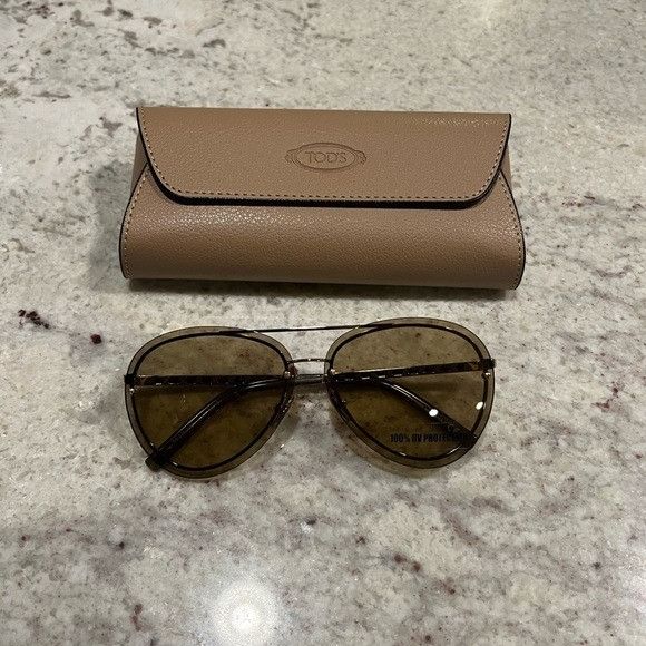 Tod's Tod's 63mm Aviator Sunglasses -‎ NWT Size ONE SIZE - 3 Thumbnail