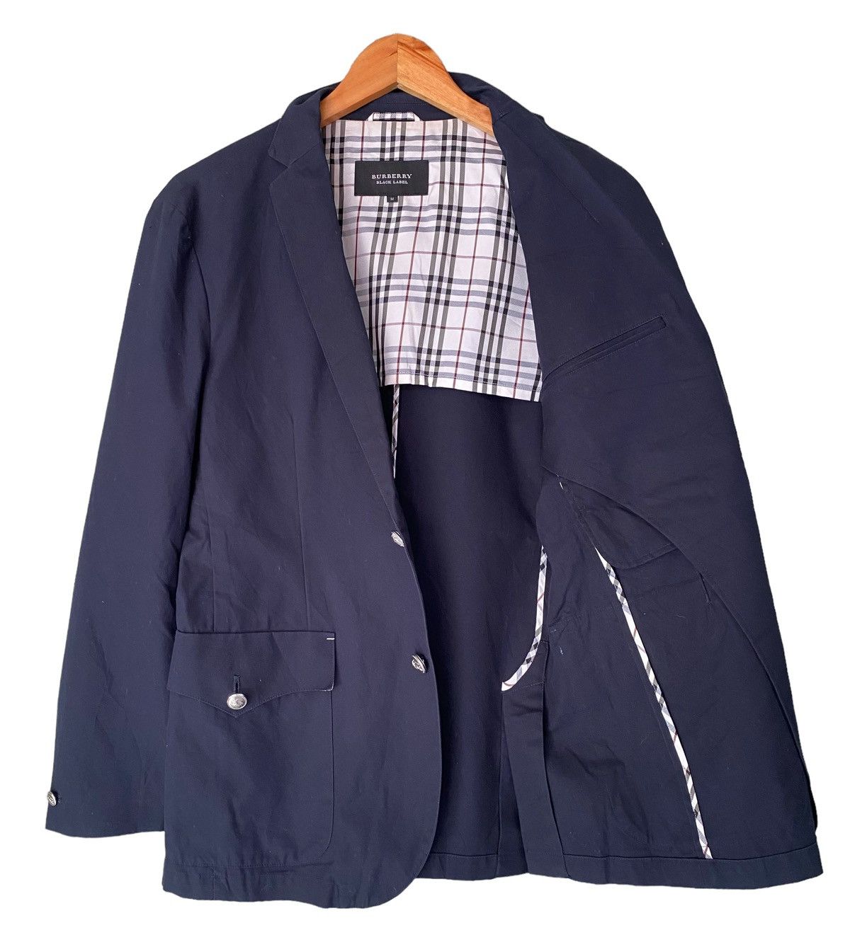 Burberry BURBERRY PROSUM Blazer Dark Blue Size 42S - 13 Thumbnail