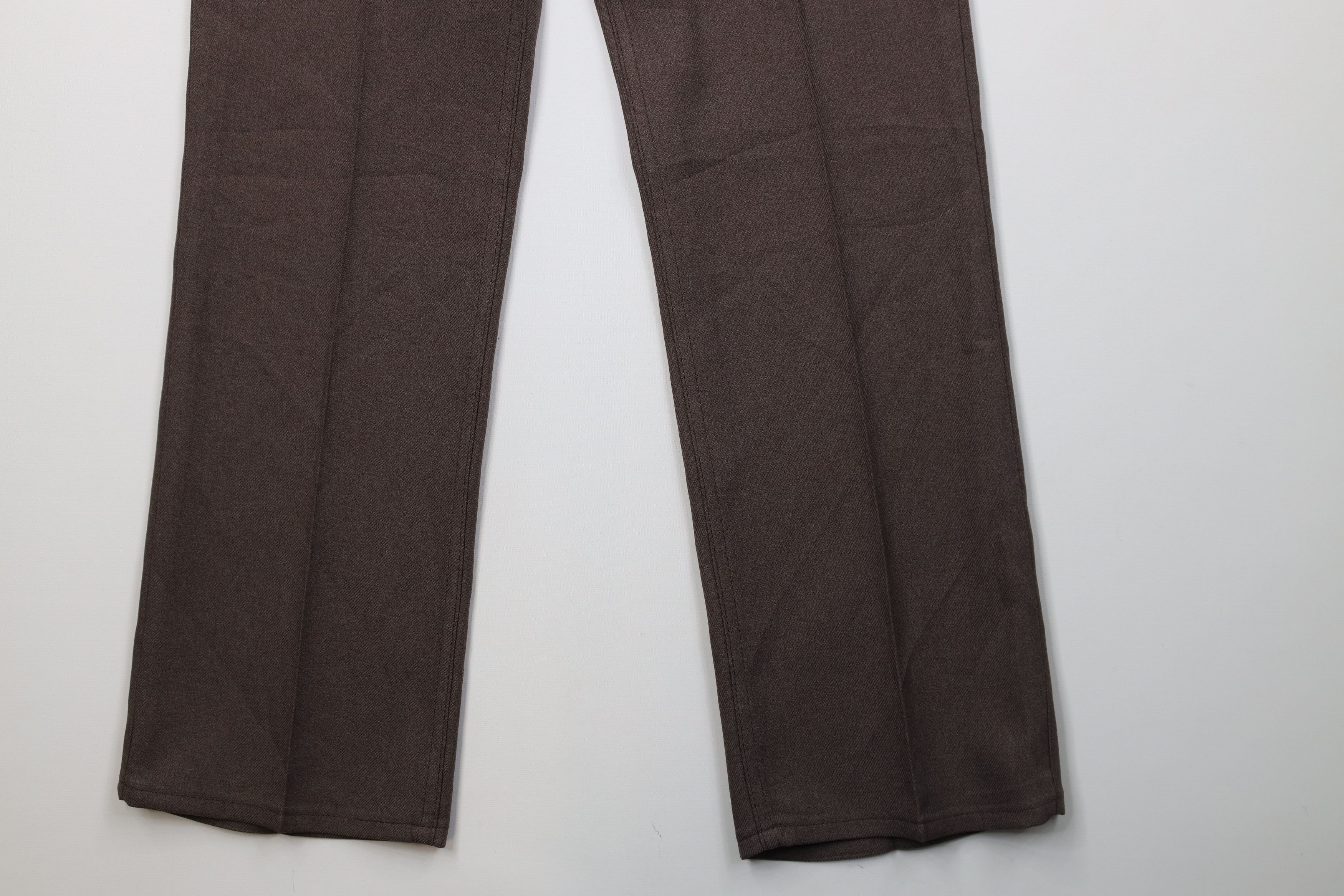 Levi's Vintage 90s Levis Wide Leg Chino Pants Trousers Brown USA Size US 33 - 4 Thumbnail