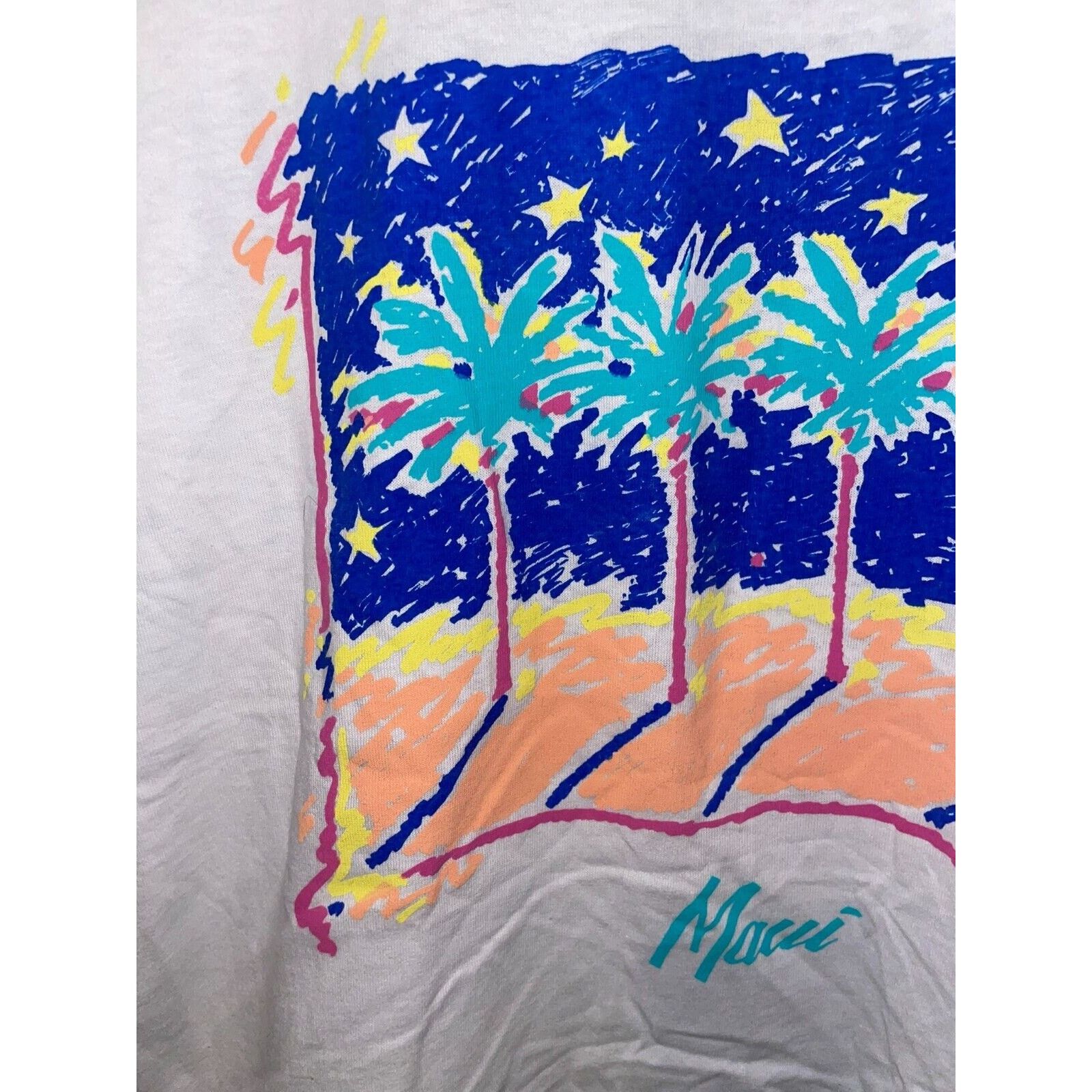 Fruit Of The Loom Vintage Hawaii Shirt M. Goodwill Maui Artwork White L Tee Size US L / EU 52-54 / 3 - 2 Thumbnail