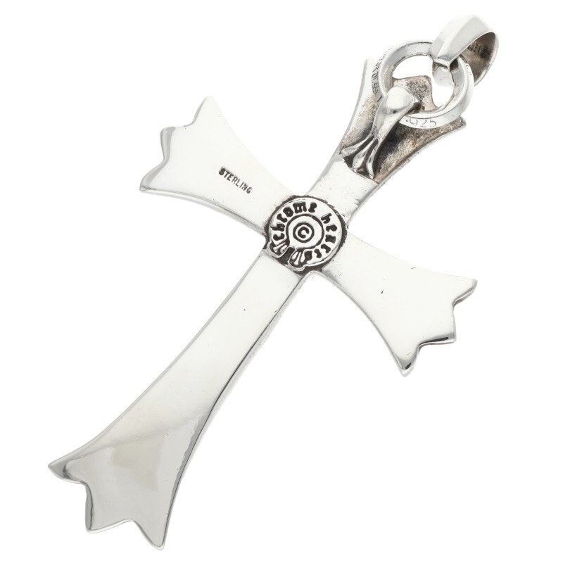 Chrome Hearts Chrome Hearts Large Cross Bale Silver Necklace Size ONE SIZE - 2 Thumbnail
