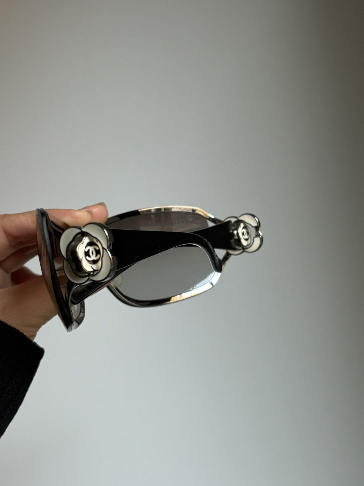 Chanel CHANEL SUNGLASSES 4164 LOGO CC Wrap Metal Vintage Iconic Size ONE SIZE - 9 Thumbnail