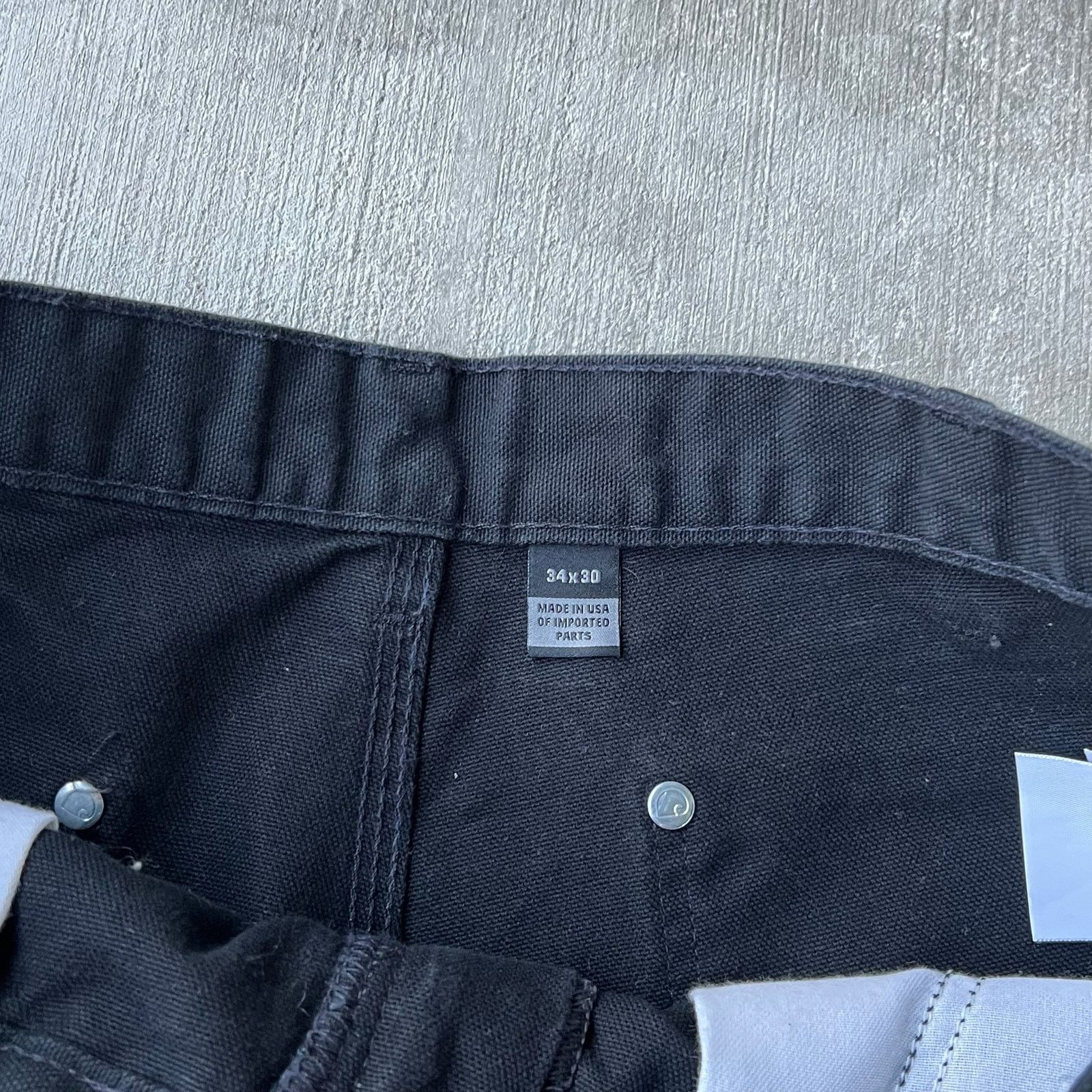 Carhartt × Vintage Carhartt black double knee work wear carpenter pants Size US 33 - 6 Thumbnail