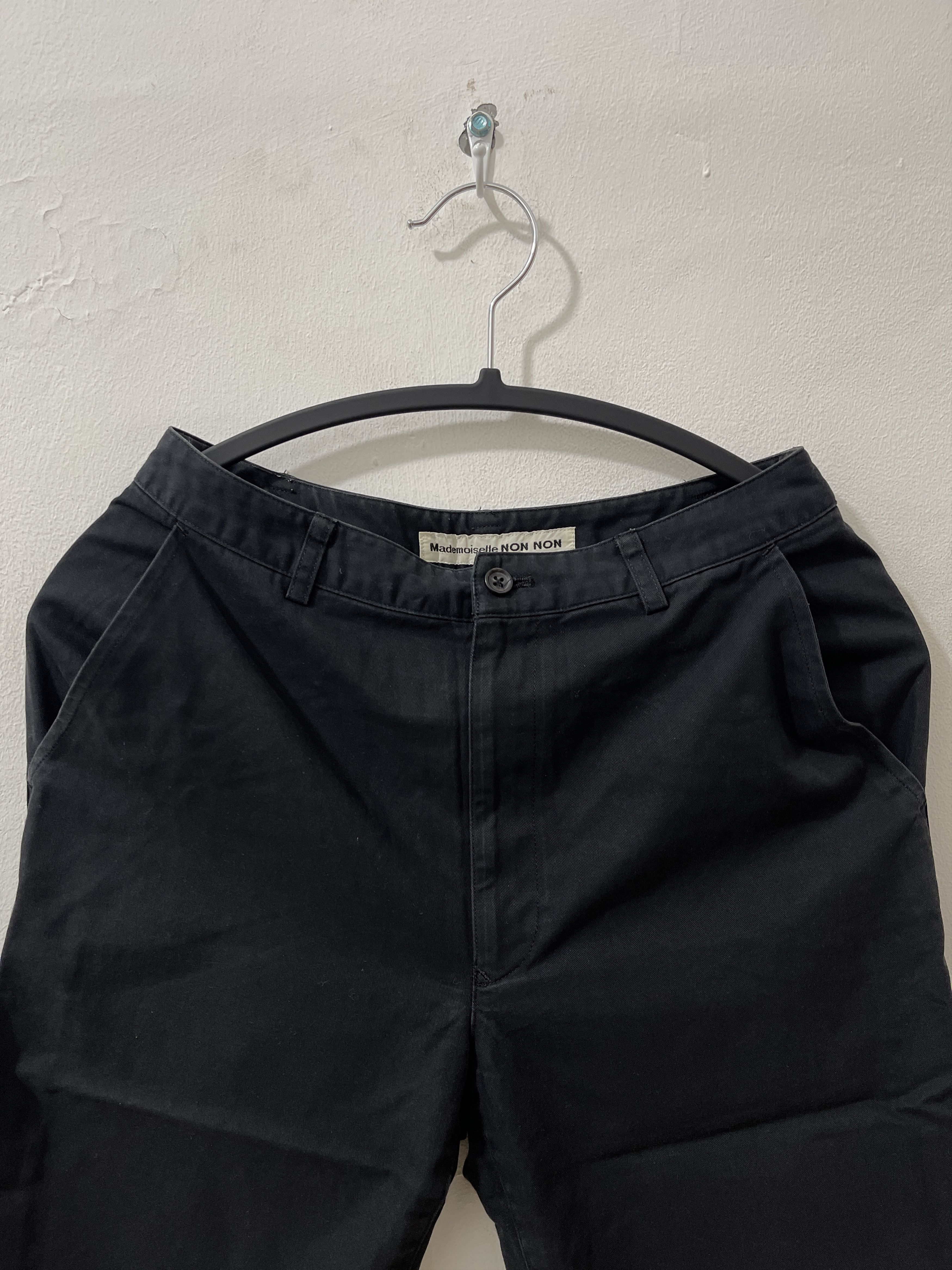Mademoiselle Non Non Mademoiselle NON NON Issey Miyake Japan Archive Black Shorts Size US 27 - 4 Thumbnail