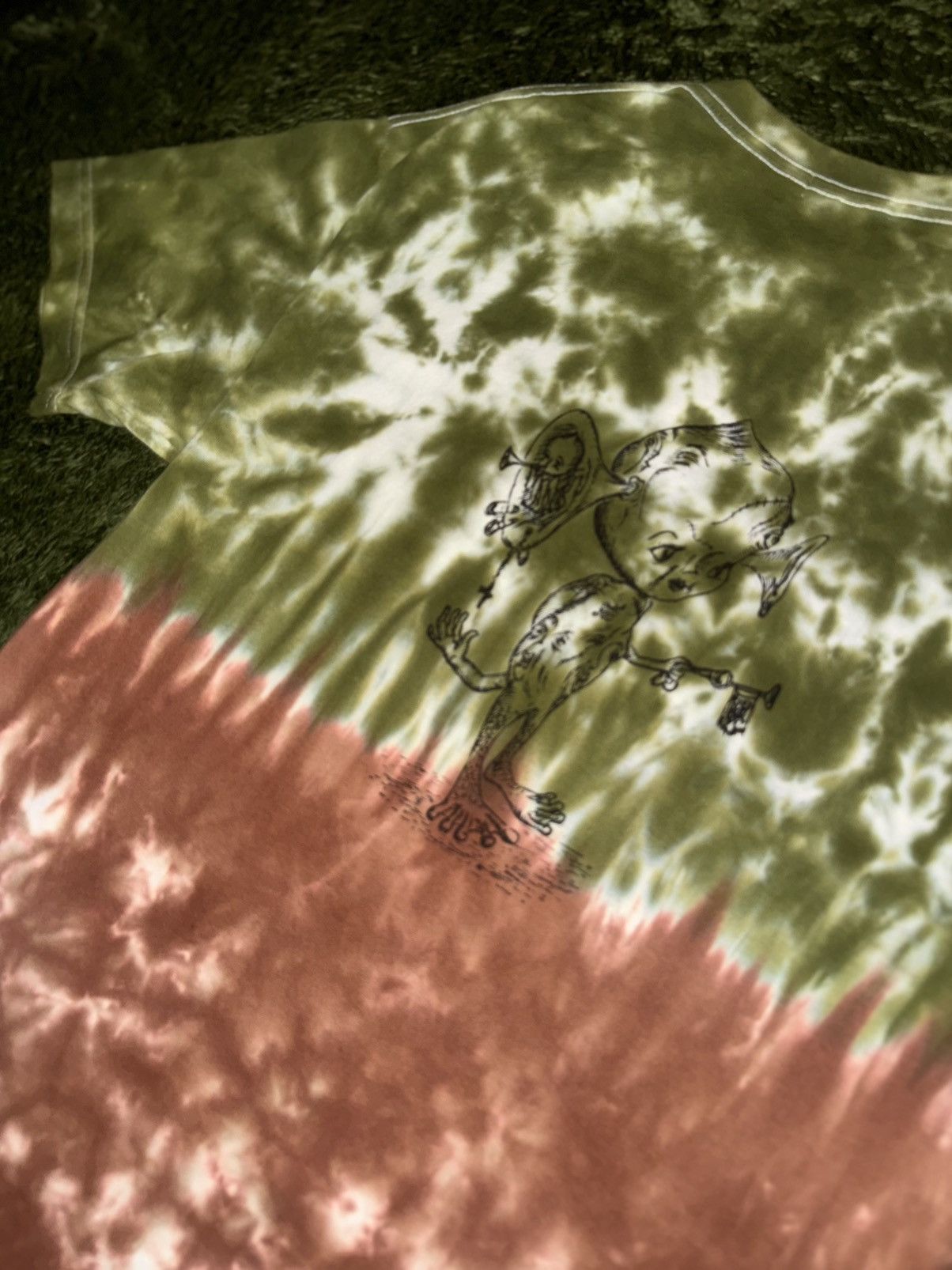 Japanese Brand [2] Nada Not Nada Tie-Dye Tubular T-Shirt Size US L / EU 52-54 / 3 - 9 Thumbnail