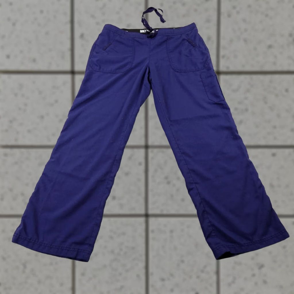 Vintage Greys Anatomy Pants Womens MP Blue Barco Scrub Bottom Medical Nursing Uniform Mens? Size 32" / US 10 / IT 46 - 1 Thumbnail