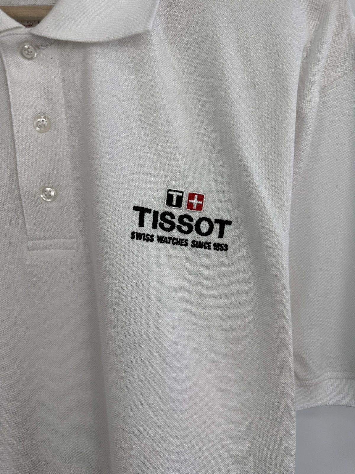 Tissot 🇨🇭Y2K Tissot Swiss Watches Since 1853 Polo T-Shirt Rare Retro Size US XXL / EU 58 / 5 - 4 Thumbnail