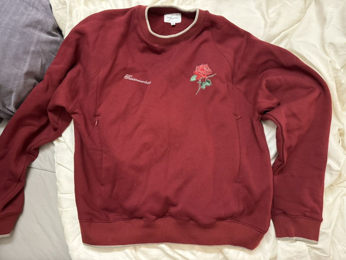 thisisneverthat Thisisneverthat SS24 Red Sweater Size US S / EU 44-46 / 1 - 1 Thumbnail