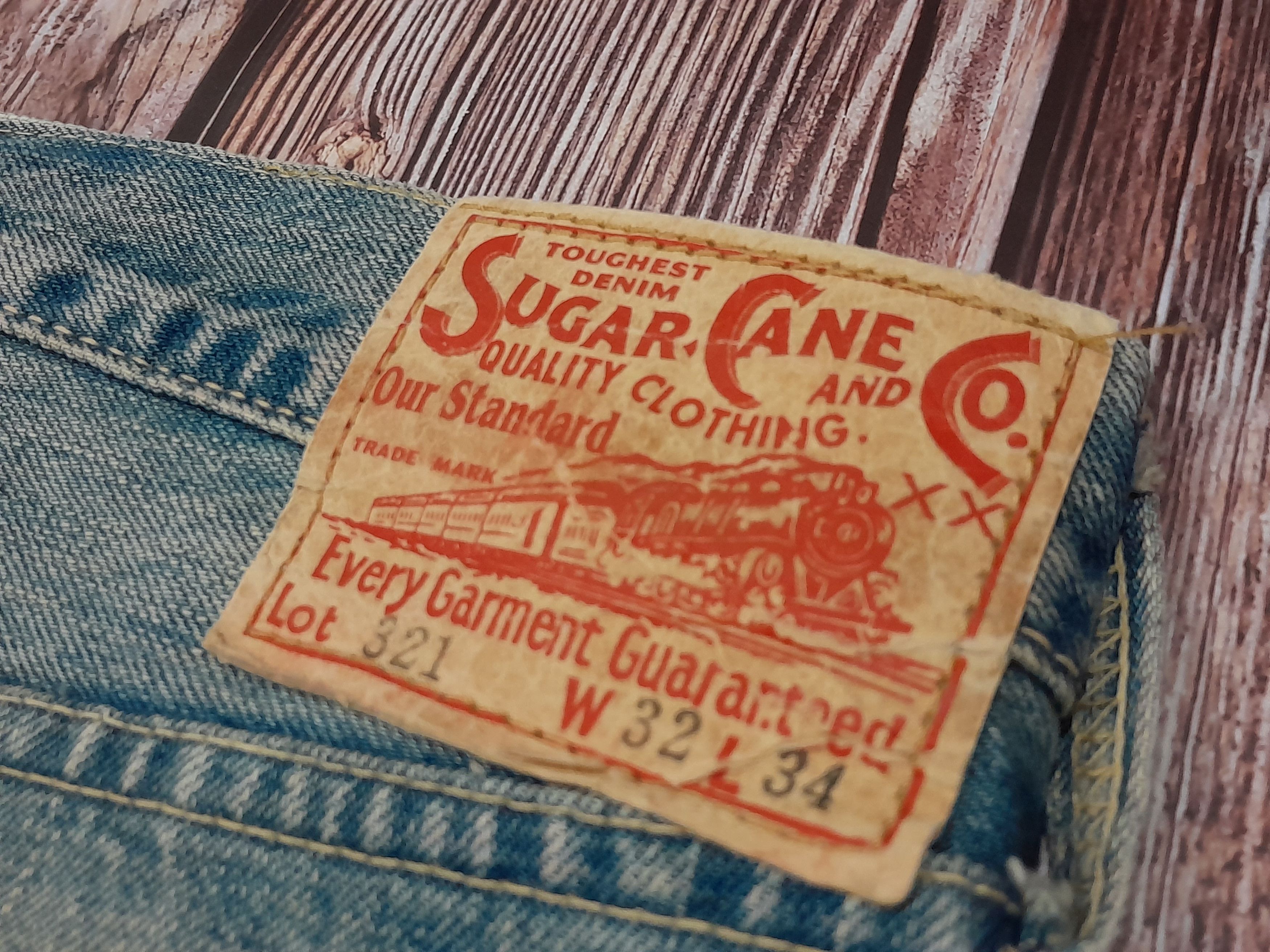 Sugar Cane Sugar Cane Bootcut Flare Bell Bottom Jeans Vintage Size US 32 / EU 48 - 17 Thumbnail