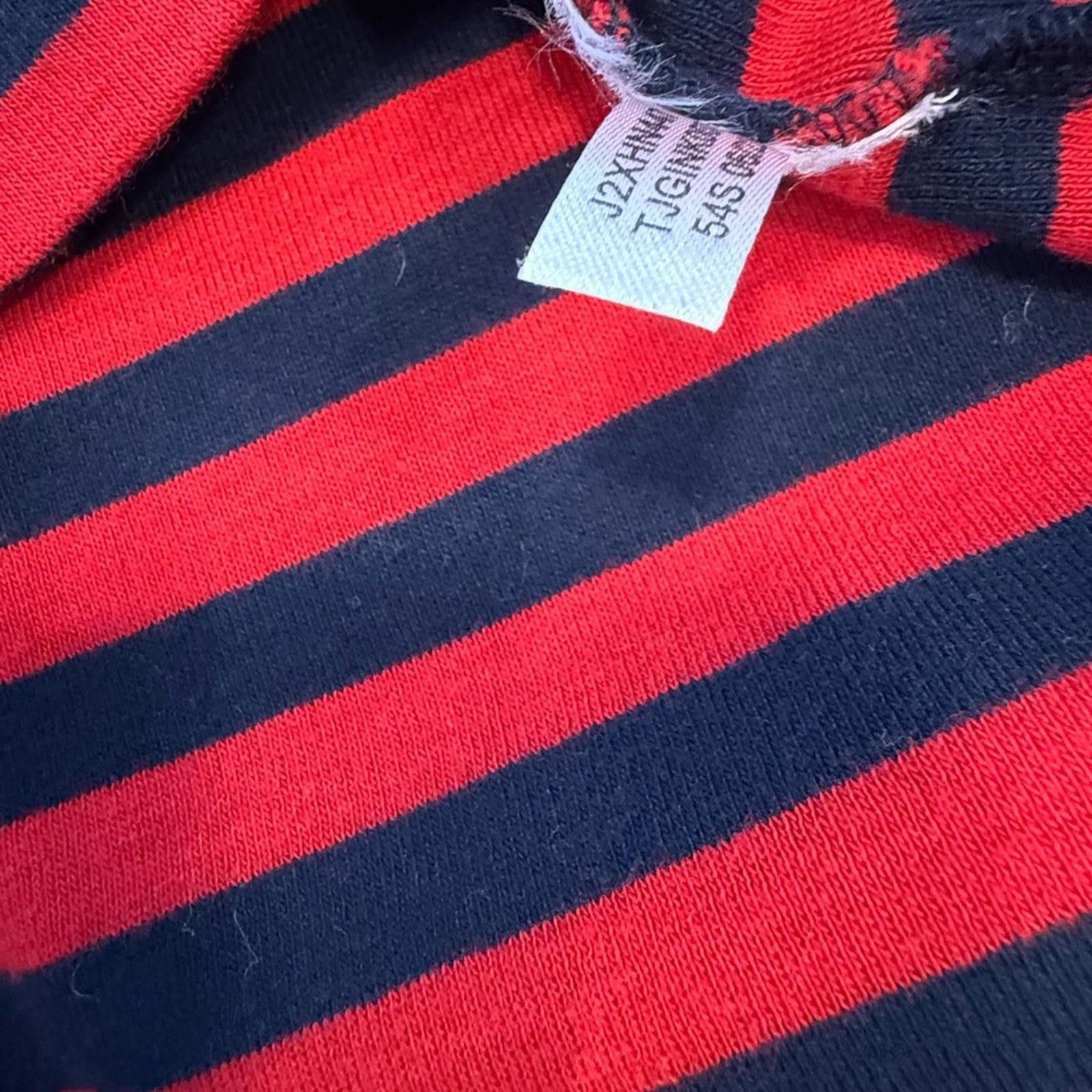 Tommy Hilfiger Tommy Hilfiger Henley navy red stripes gold trim SZ LG Size L / US 10 / IT 46 - 6 Thumbnail