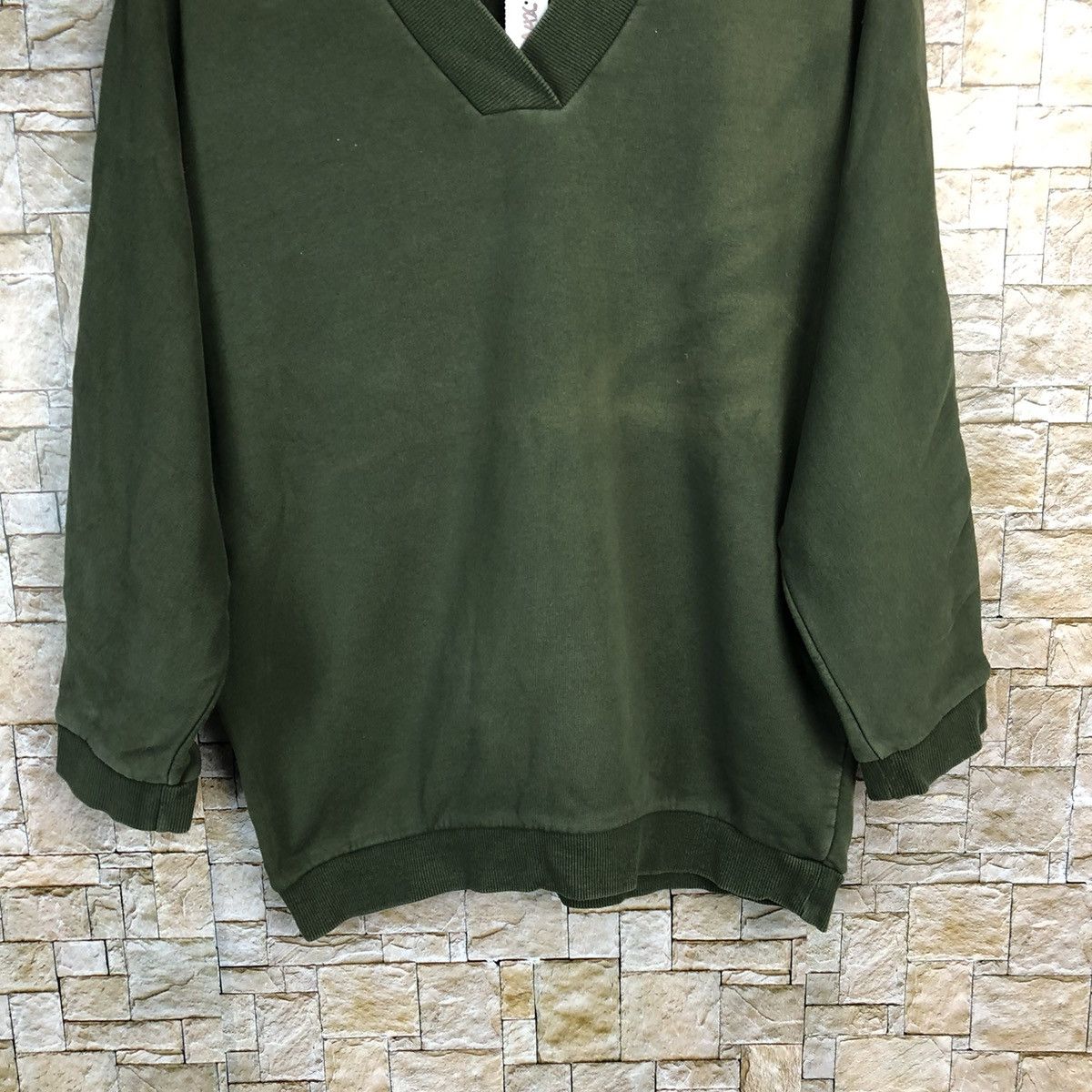 Japanese Brand Kenzo Paris Green Sweatshirt #A426 Size US S / EU 44-46 / 1 - 7 Thumbnail