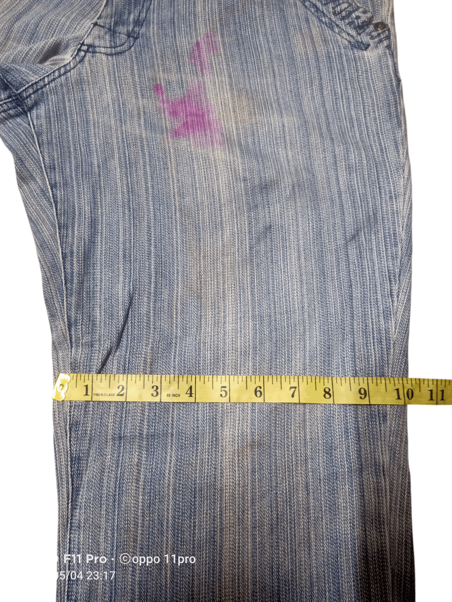 Alphanumeric × If Six Was Nine Vintage Alphanumeric Flare Denim Hickory Denim Size US 34 / EU 50 - 12 Thumbnail