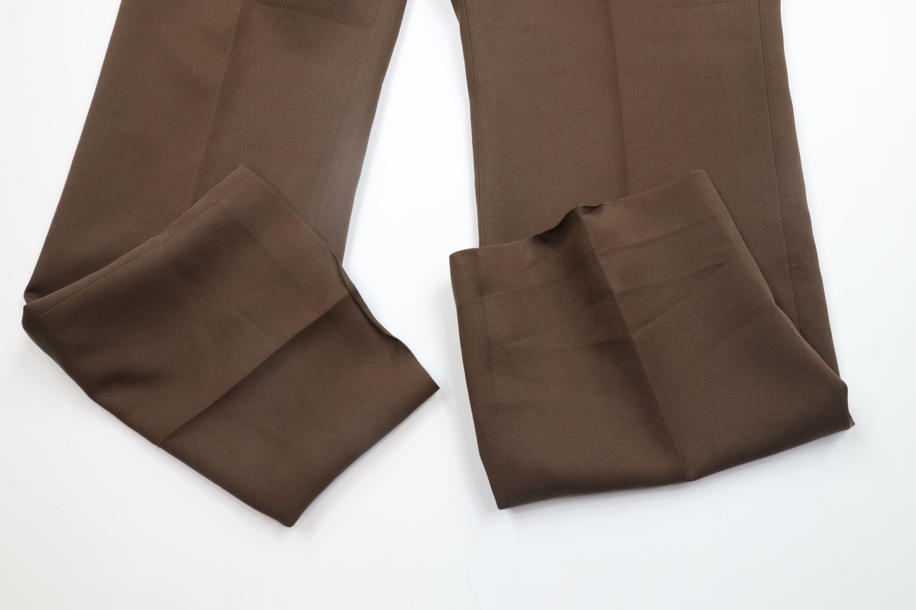 Levi's × Vintage Vintage 70s Levis Knit Wide Leg Bell Bottoms Pants Brown USA Size US 36 / EU 52 - 6 Thumbnail