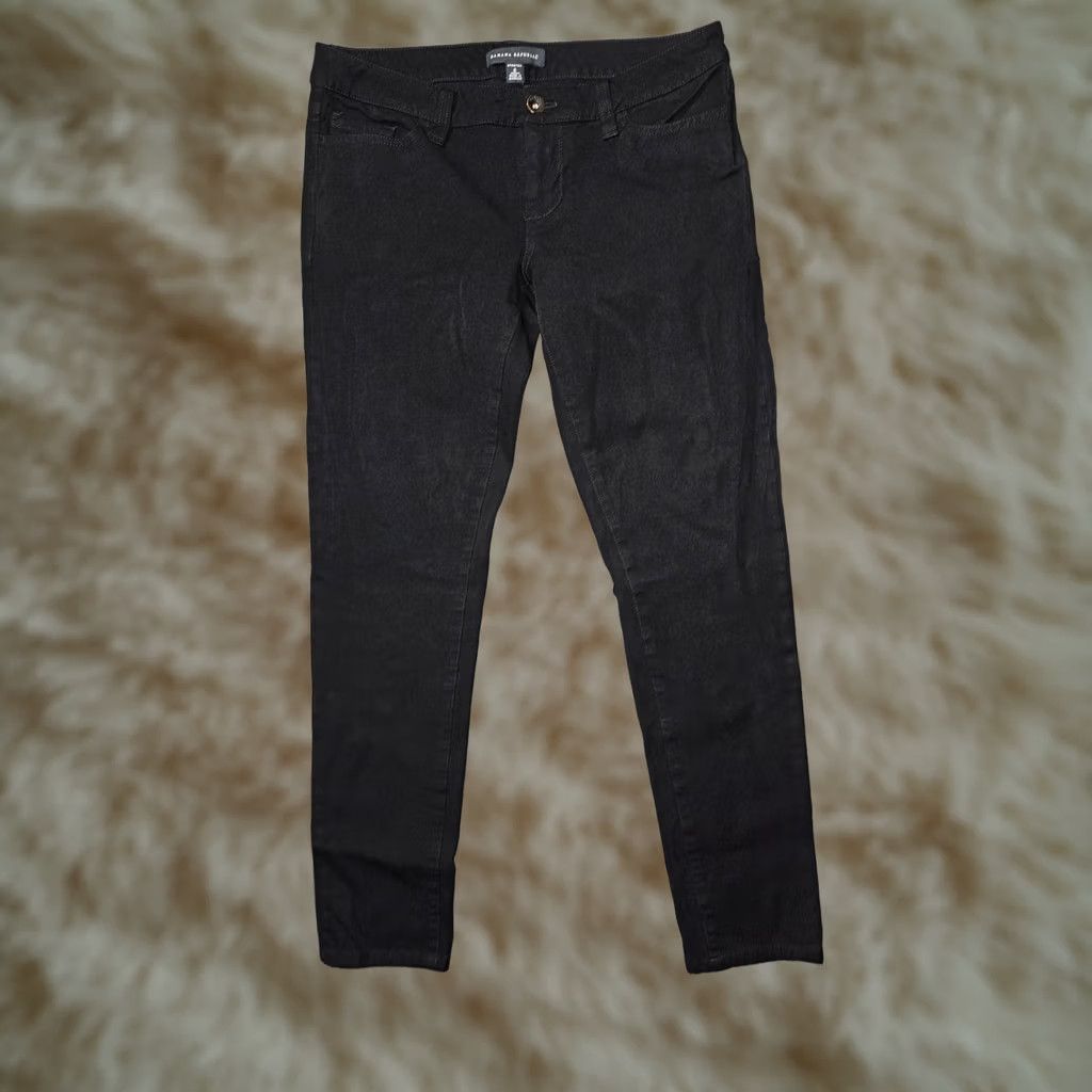 Banana Republic Banana Republic Jeans Womens 6 Black Dark Wash Low Rise Skinny Stretch Denim Jeans Womens 6 Black Dark Wash Low Rise Skinny Stretch Denim Size 28" / US 6 / IT 42 - 1 Thumbnail
