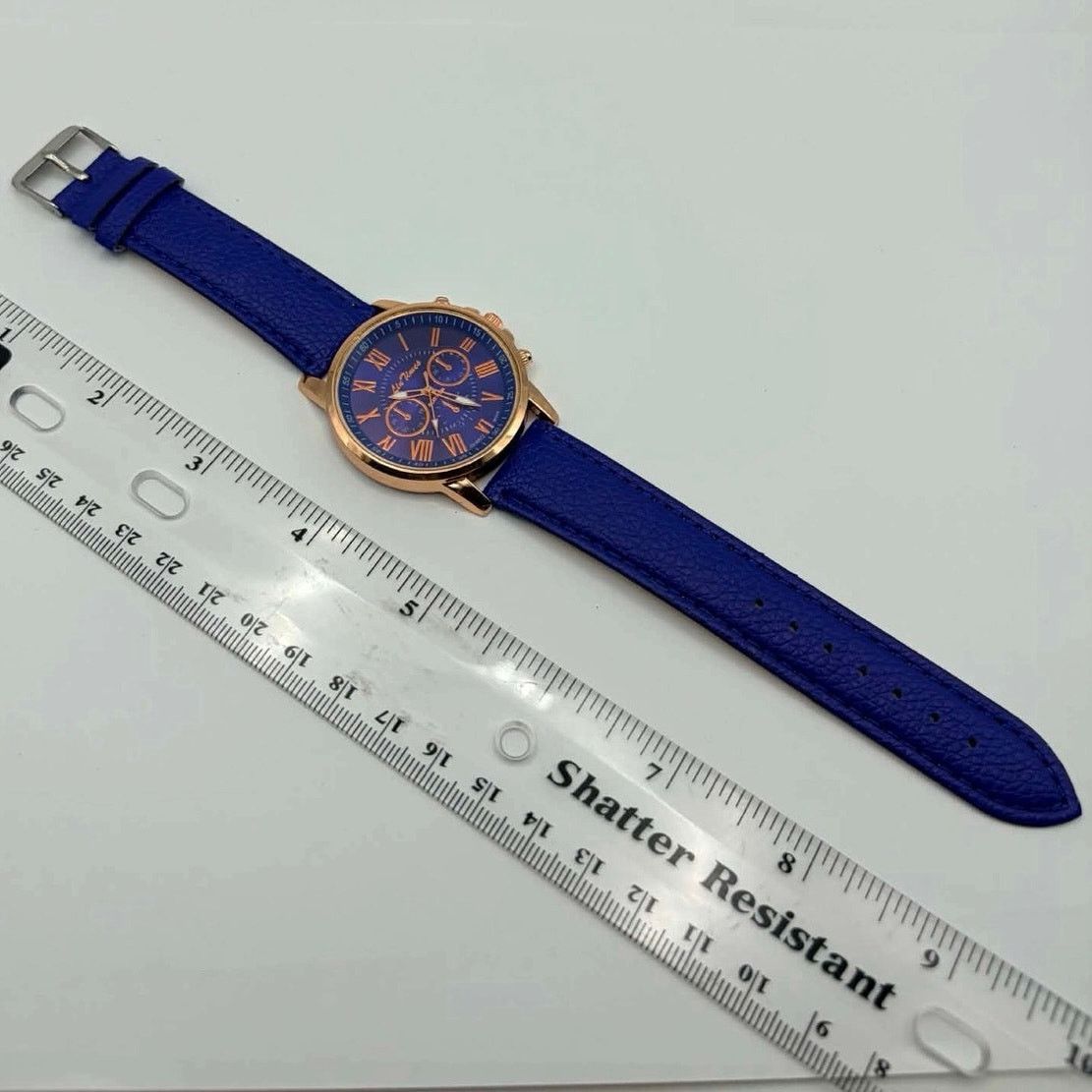 Other Gold & Blue Lid Times Men’s Watch Size ONE SIZE - 4 Thumbnail