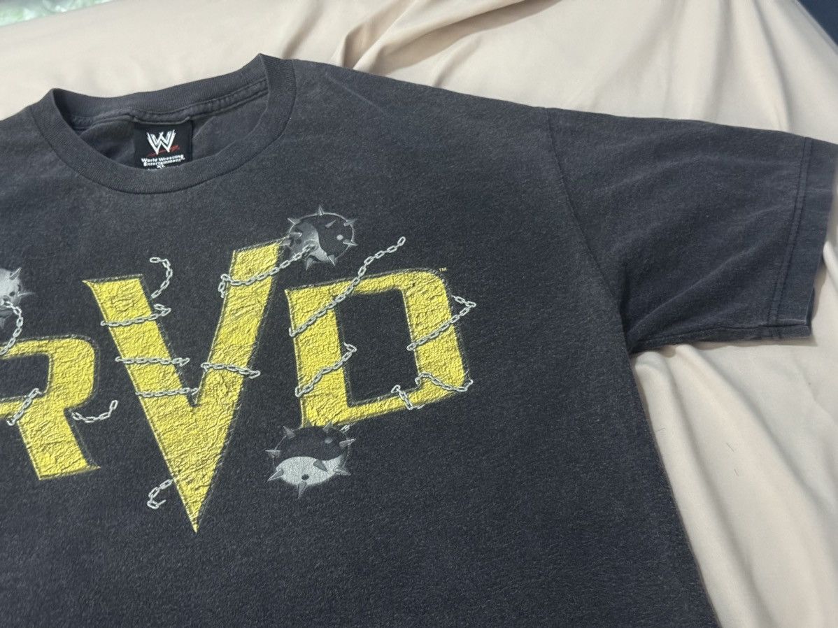 Vintage Vintage 2000s WWE Rob Van Dam RVD T Shirt Size US XL / EU 56 / 4 - 6 Thumbnail