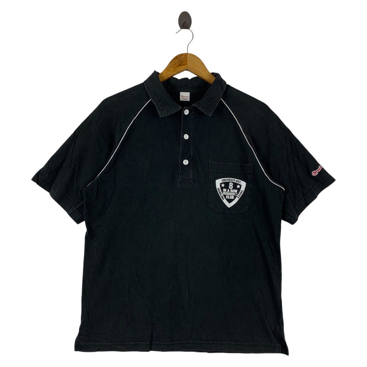 Sugar Cane × Toyo Enterprises × Vintage Vintage CHESWICK bowling association pocket polo tee Size US L / EU 52-54 / 3 - 1 Thumbnail