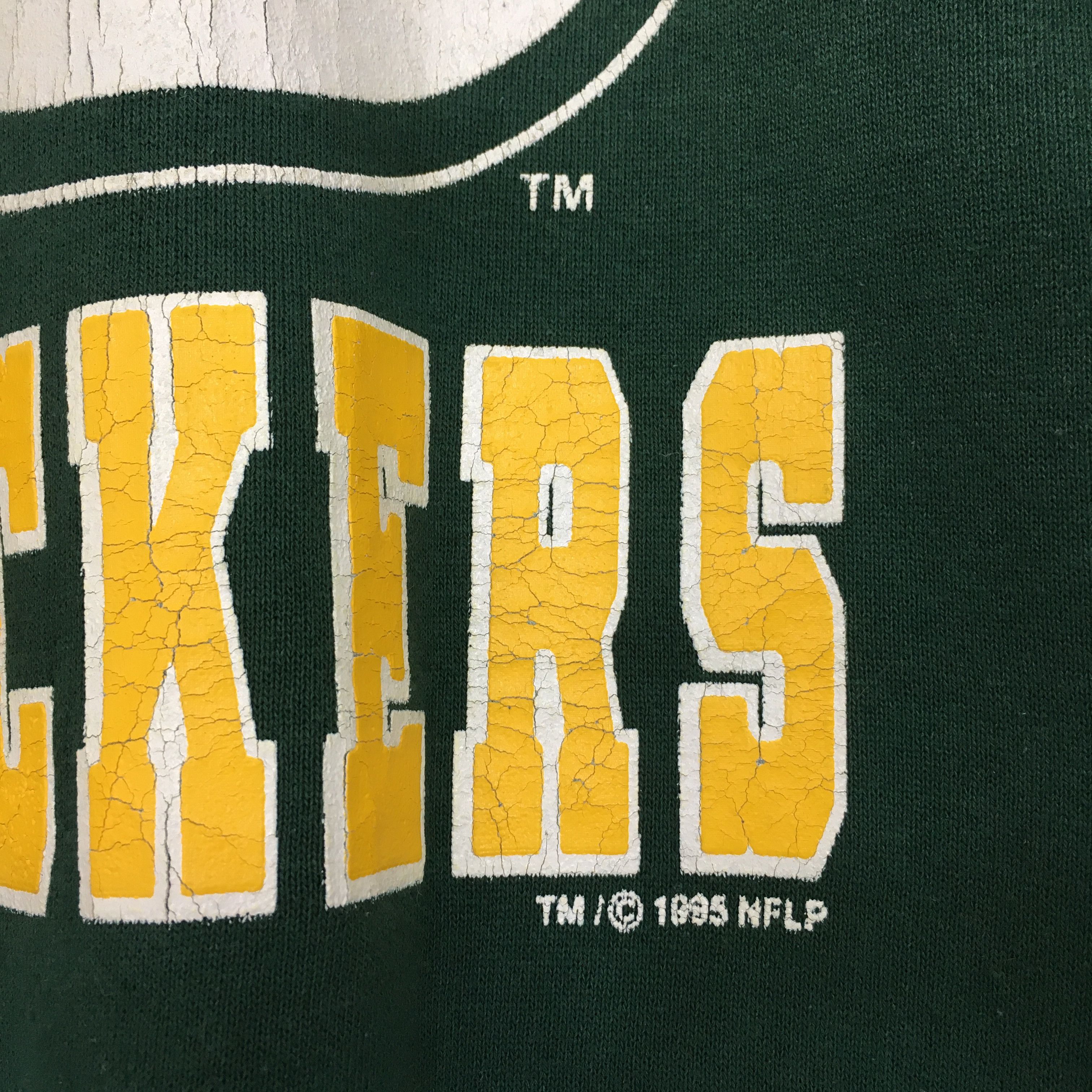 NFL × Vintage Vintage 90s Green Bay Packers NFL Sweatshirt Large Size US L / EU 52-54 / 3 - 3 Thumbnail
