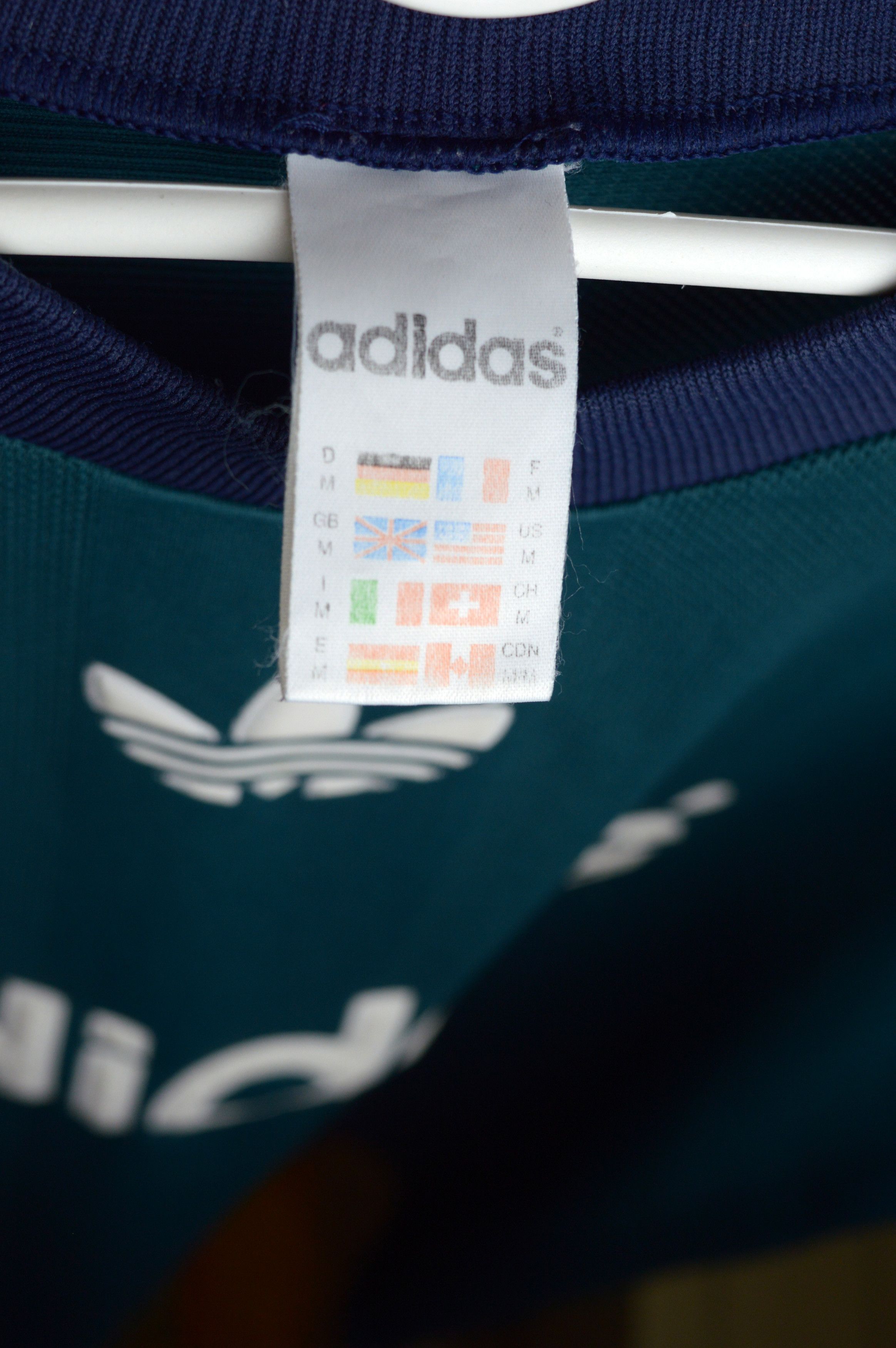 Adidas Vintage Adidas 90s Jersey t shirt Size US L / EU 52-54 / 3 - 4 Thumbnail