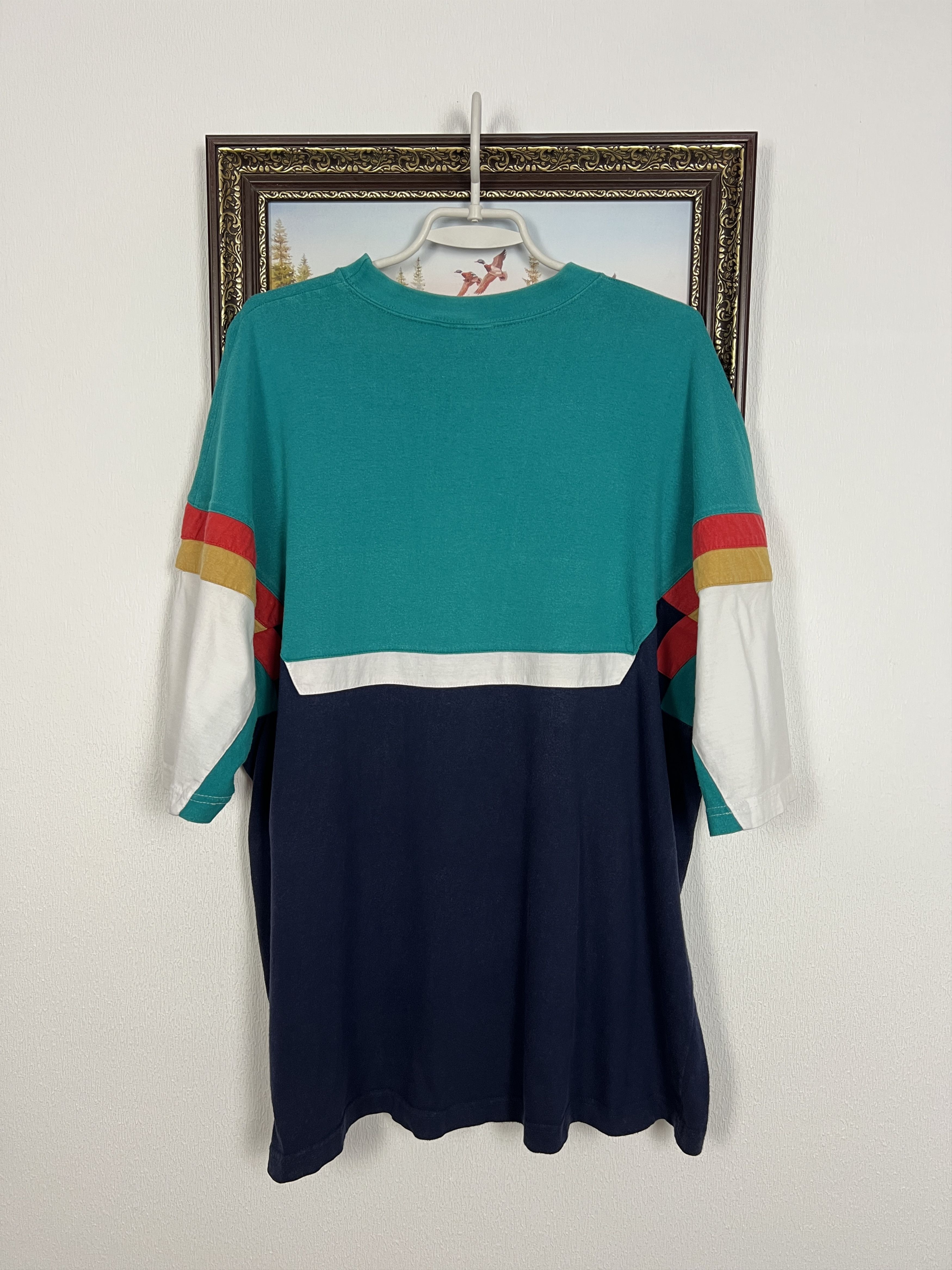 Adidas Vintage 90's Adidas Rare Shirt Tee Stripes Mens Jersey Y2K Size US XL / EU 56 / 4 - 9 Thumbnail