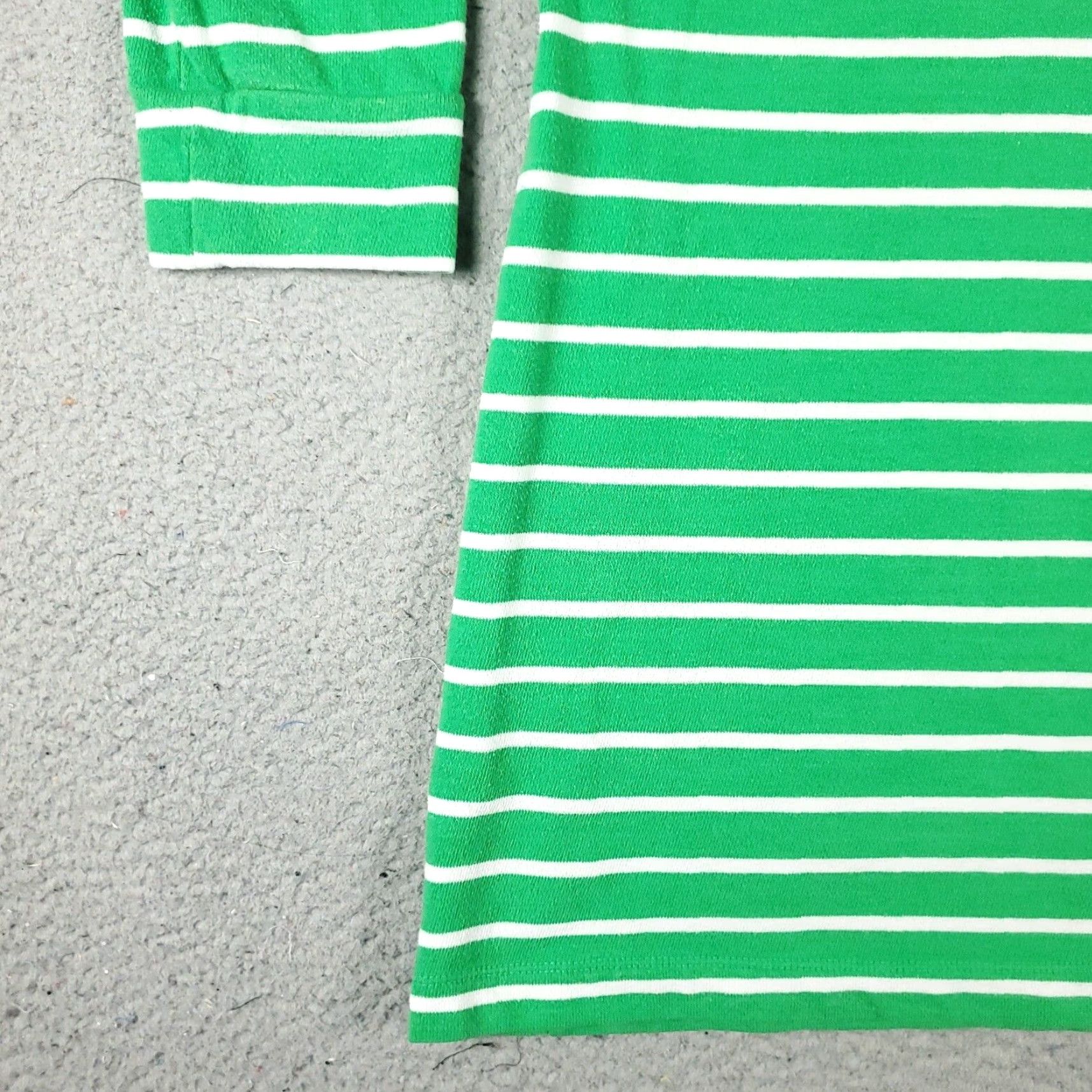 Tommy Hilfiger Tommy Hilfiger Shirt Dress Womens Small Green Striped Long Sleeve Pullover Size S / US 4 / IT 40 - 4 Thumbnail