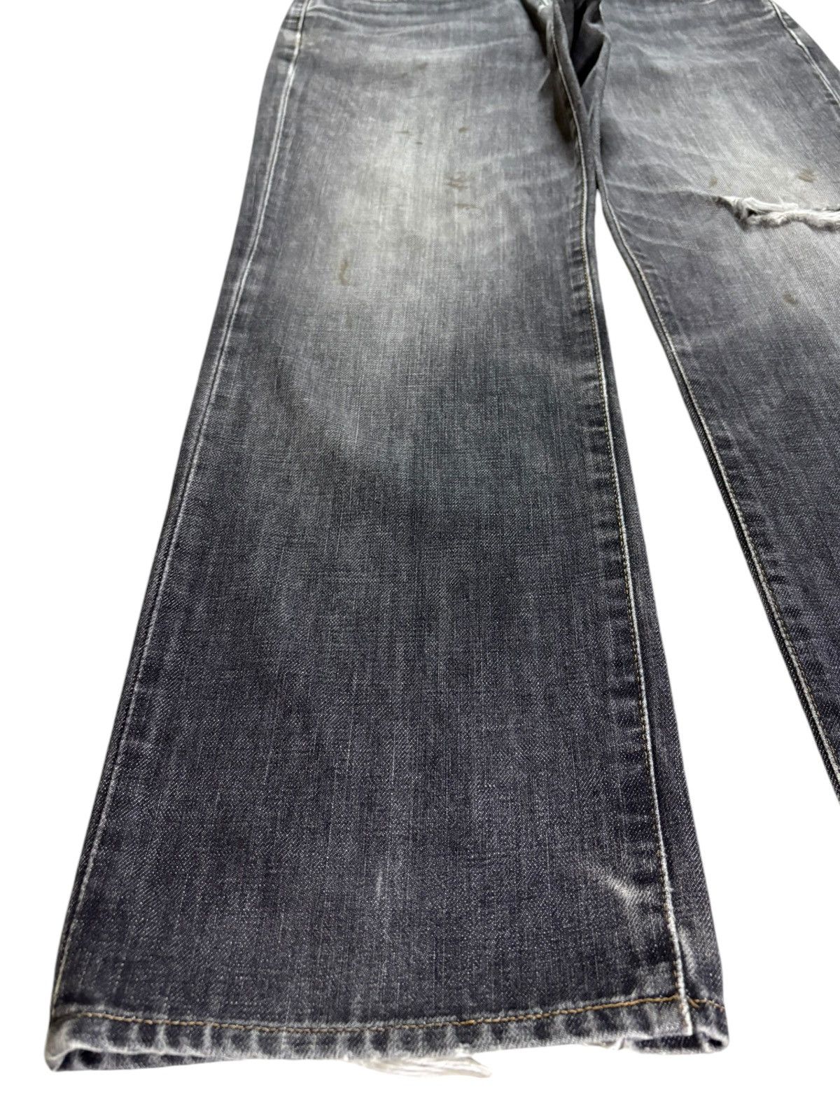 Edwin Vintage Japanese Edwin Painted Wash Distressed Baggy Jeans Size US 32 / EU 48 - 6 Thumbnail