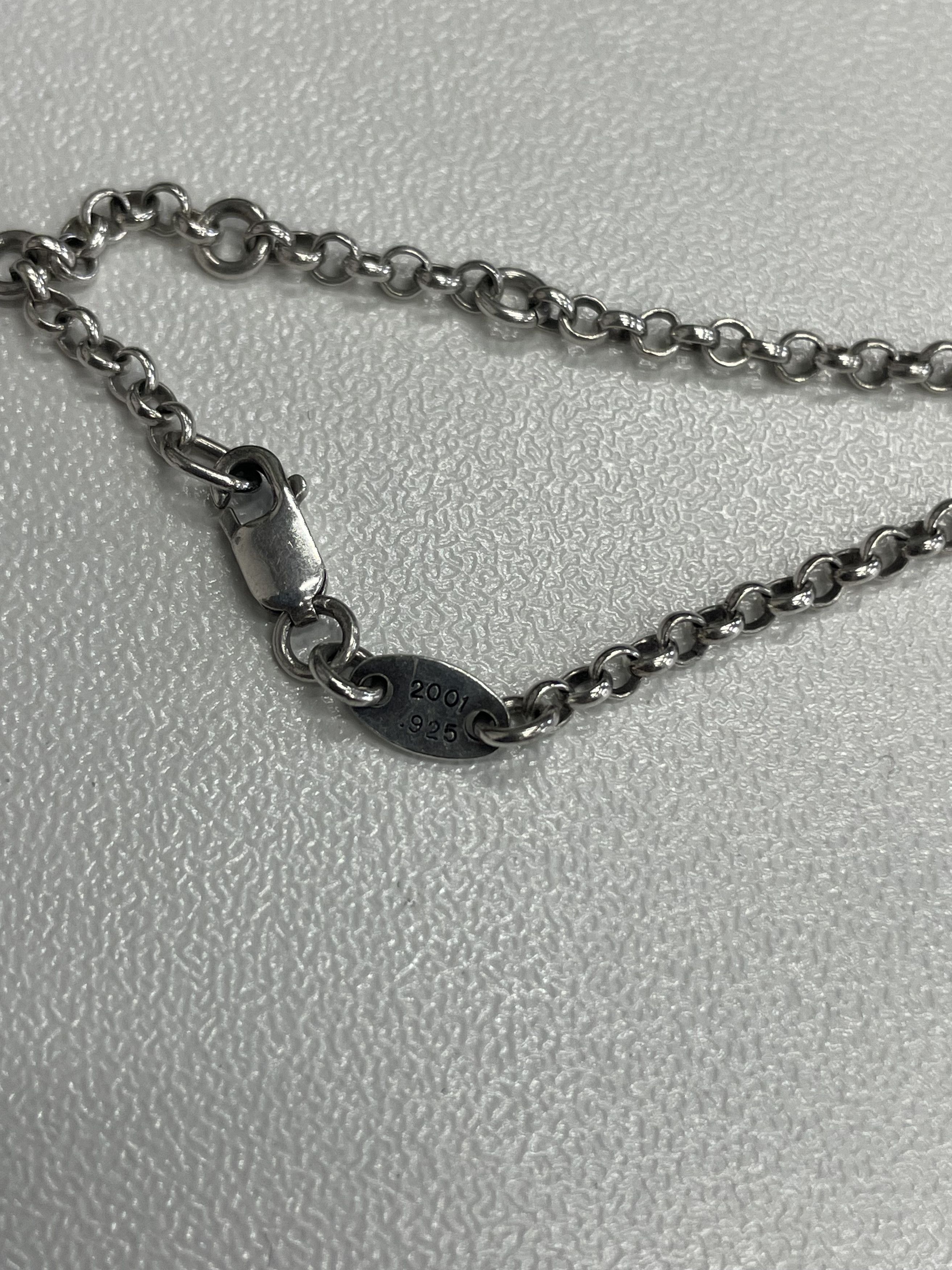 Chrome Hearts Silver Babyfat Bracelet Chain With NTFL Ring