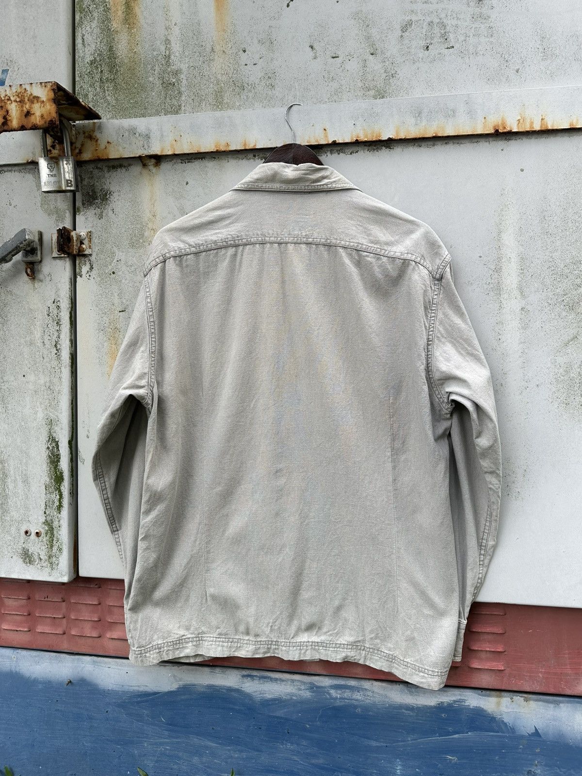 Kansai Yamamoto 👹Vintage 90s Kansai Yamamoto Zipper Shirt Size US L / EU 52-54 / 3 - 8 Thumbnail