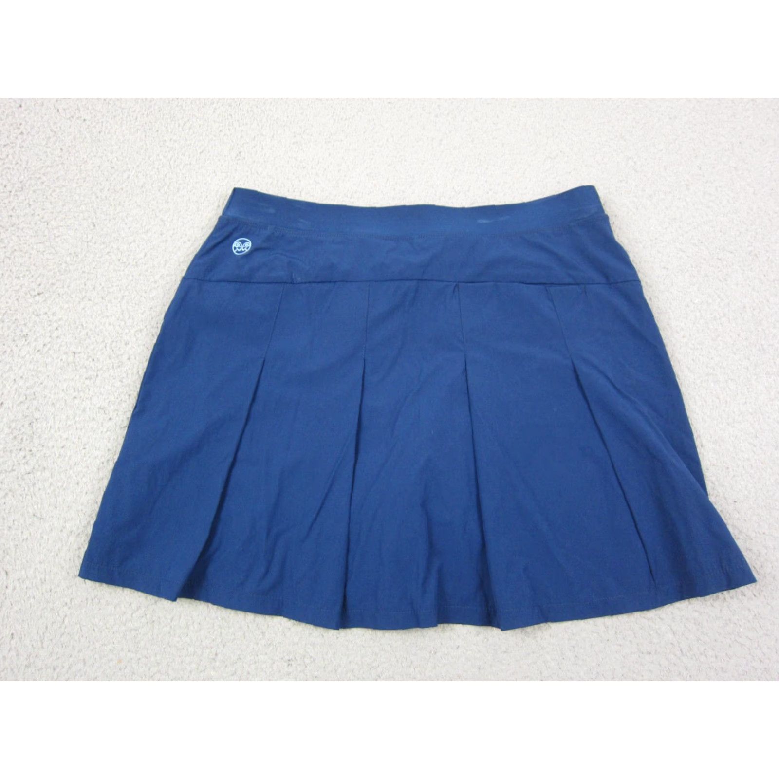 Vintage Renwick Skort Womens M Blue Knit Athletic Running Gym Short Skirt Athletic City Sports Size 32" / US 10 / IT 46 - 3 Thumbnail