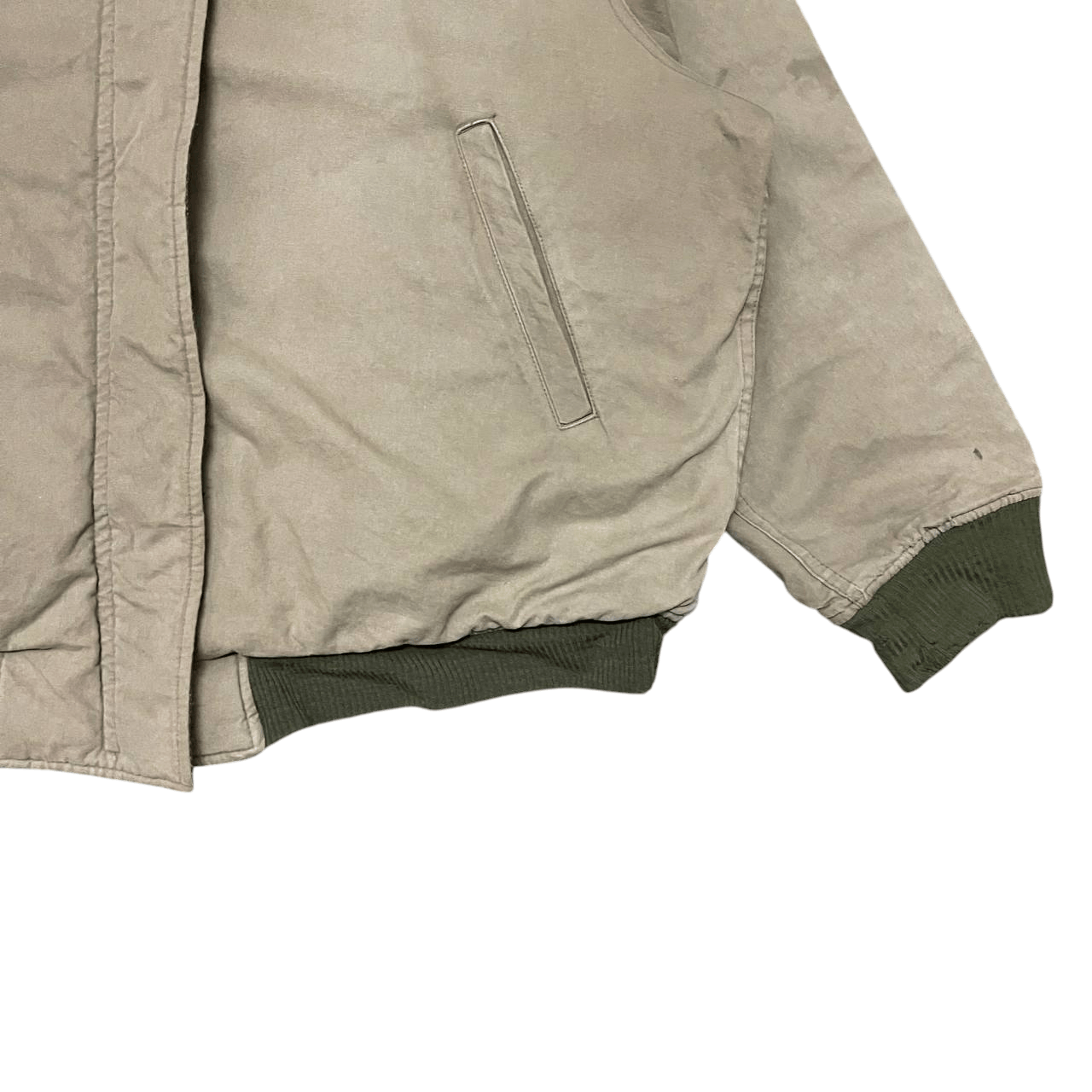 Yohji Yamamoto Vintage 80's Yohji Yamamoto Bomber Jacket Wool Lined Size US L / EU 52-54 / 3 - 3 Thumbnail