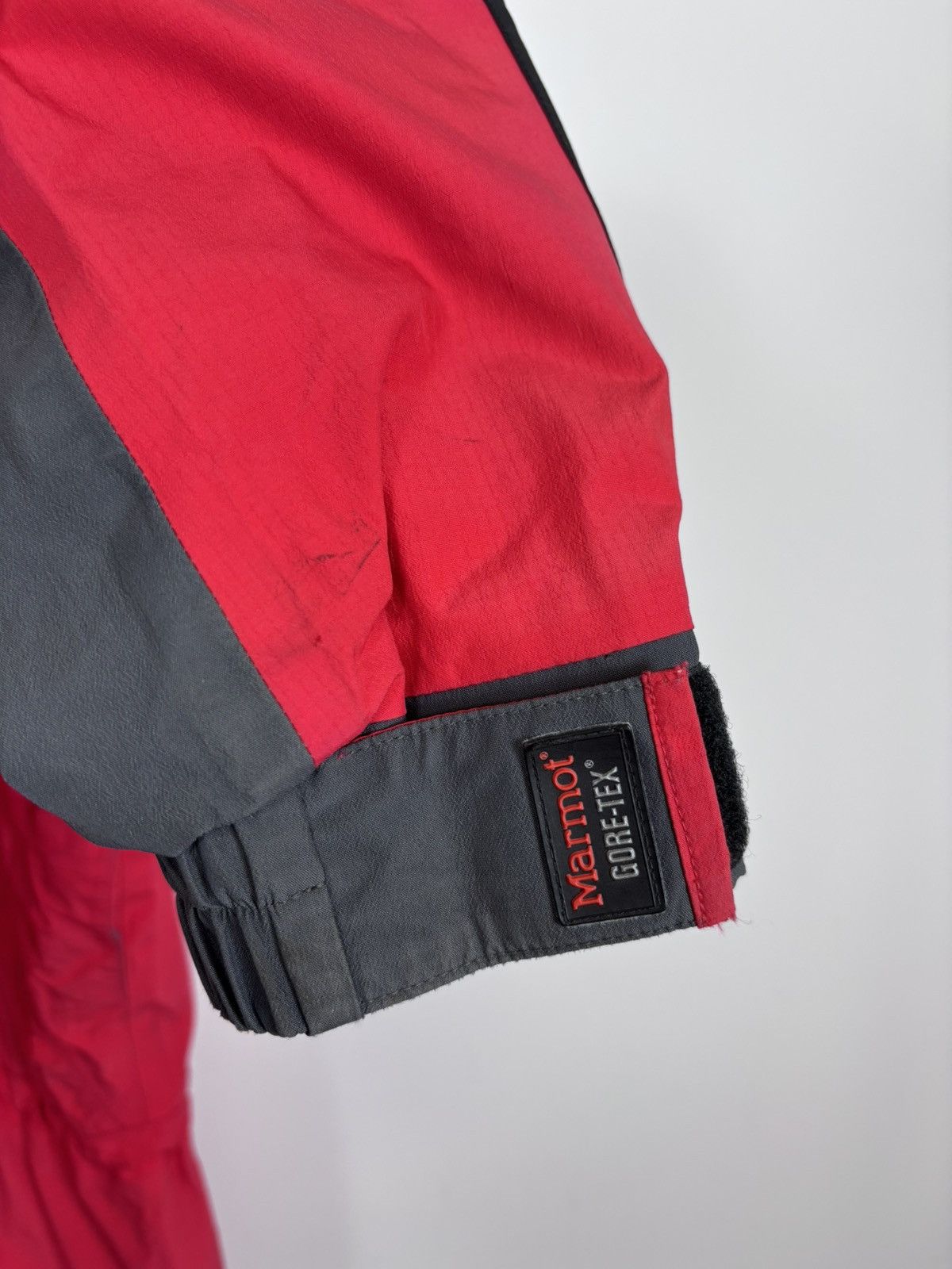 Marmot Marmot Gore-Tex Vintage Women’s Red/Grey Hooded Jacket Size L / US 10 / IT 46 - 10 Thumbnail