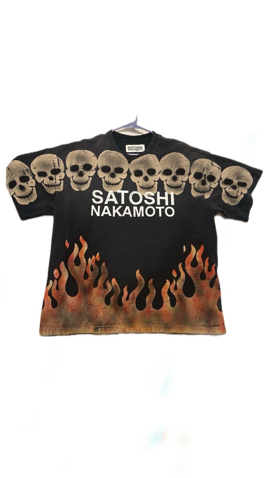 Satoshi Nakamoto Tech Giant Short Sleeve Tee Shirt Black | Grailed
