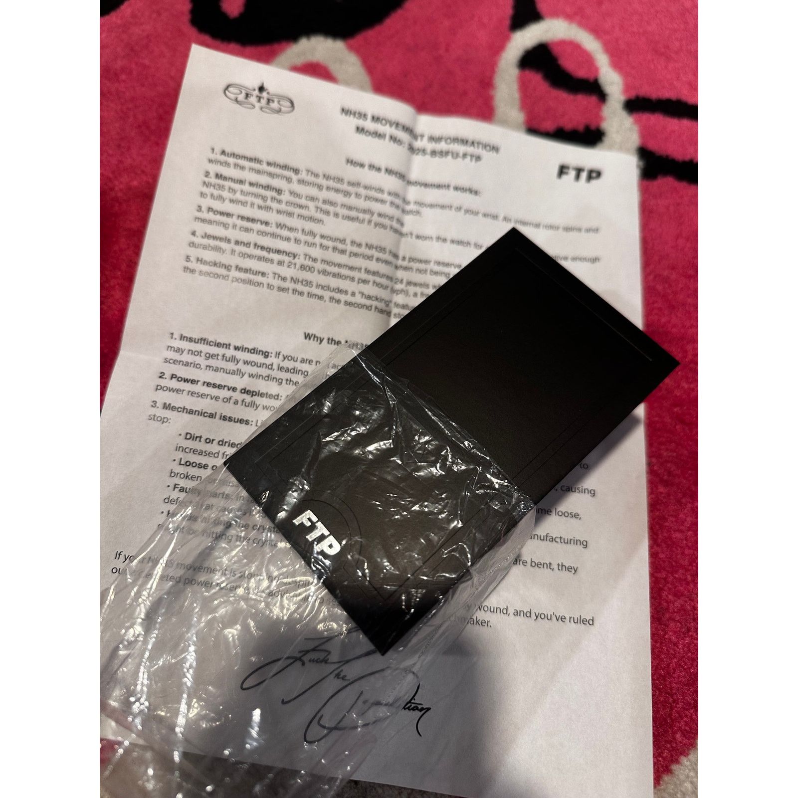 Fuck The Population FTP 2025-BSFU-FTP Timepiece Watch – 41mm – Black Size ONE SIZE - 2 Thumbnail