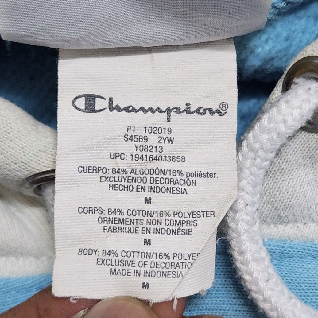 Champion × Vintage Vintage Reverse Weave Champion Multicolour Distressed Hoodie Size US L / EU 52-54 / 3 - 11 Thumbnail