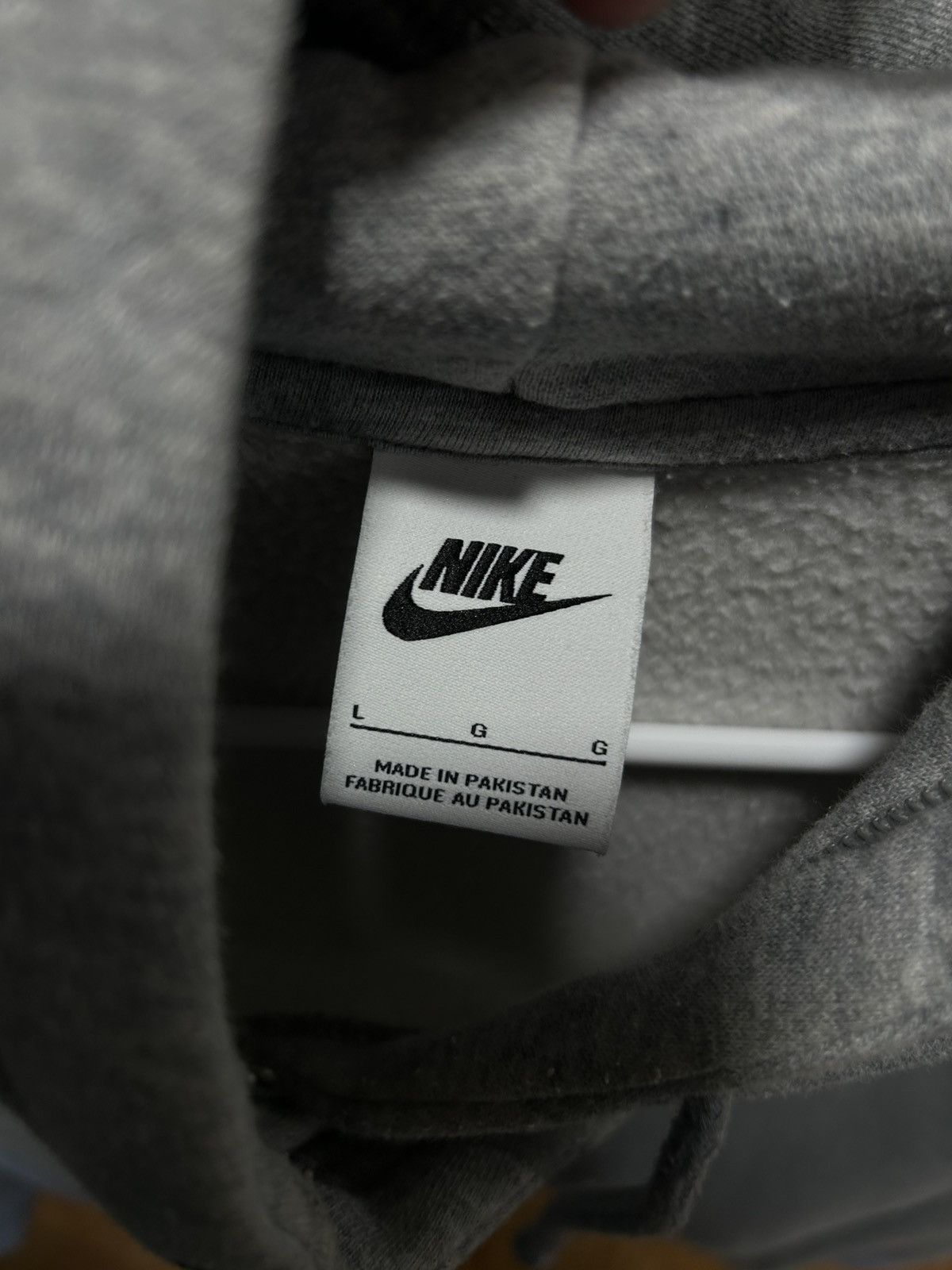 Nike Gray Nike Pullover Hoodie Size US L / EU 52-54 / 3 - 3 Thumbnail