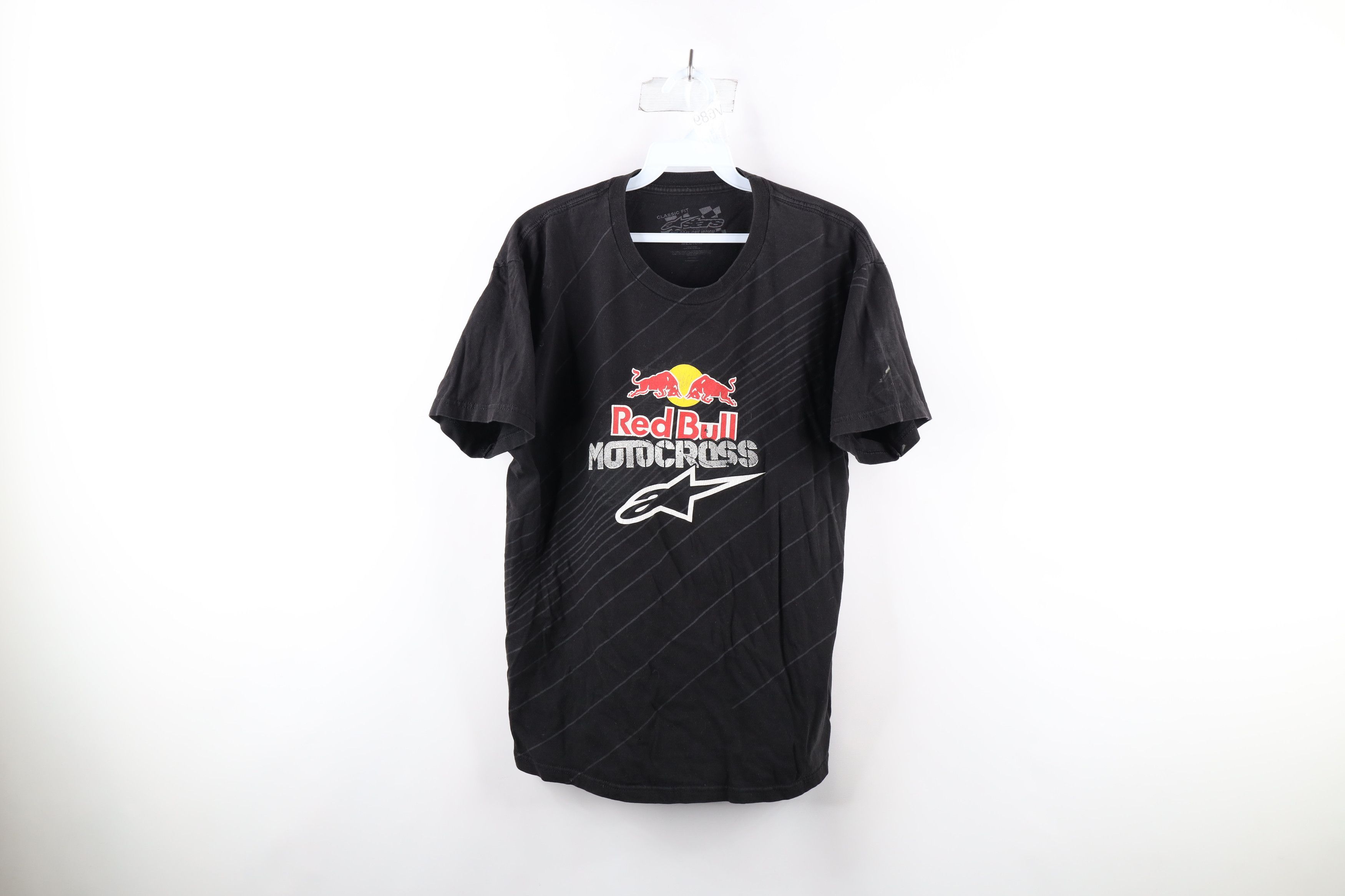 Alpinestars Vintage Alpinestars x Red Bull Spell Out Motocross T-Shirt Size US M / EU 48-50 / 2 - 1 Thumbnail