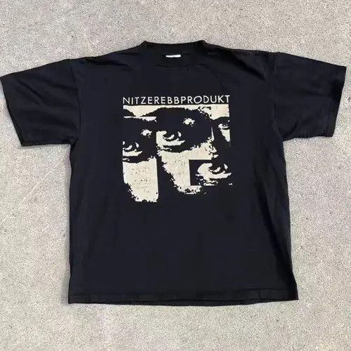 Other Black Loose Pattern Printed Short Sleeve T-Shirt Size US M / EU 48-50 / 2 - 4 Thumbnail