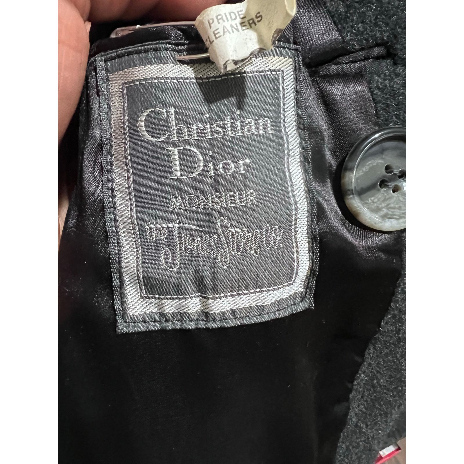 Christian Dior Monsieur Vintage Christian Dior Men’s Overcoat 44L Pure Virgin Wool Size US L / EU 52-54 / 3 - 2 Thumbnail