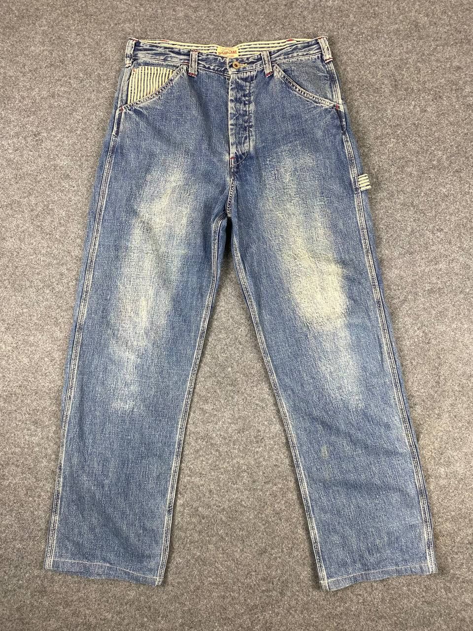 Sugar Cane sugarcane & co carpenter denim nice hickory stripe design Size US 34 / EU 50 - 7 Thumbnail