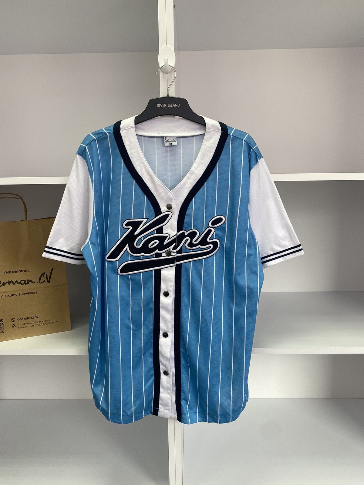 Karl Kani × Vintage Vintage Karl Kani Hip Hop Jersey tee Size US L / EU 52-54 / 3 - 1 Thumbnail