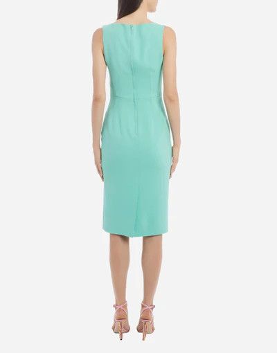 Dolce & Gabbana o1y0825 Sleeveless Midi Dress in Turquoise Size XS / US 0-2 / IT 36-38 - 5 Thumbnail