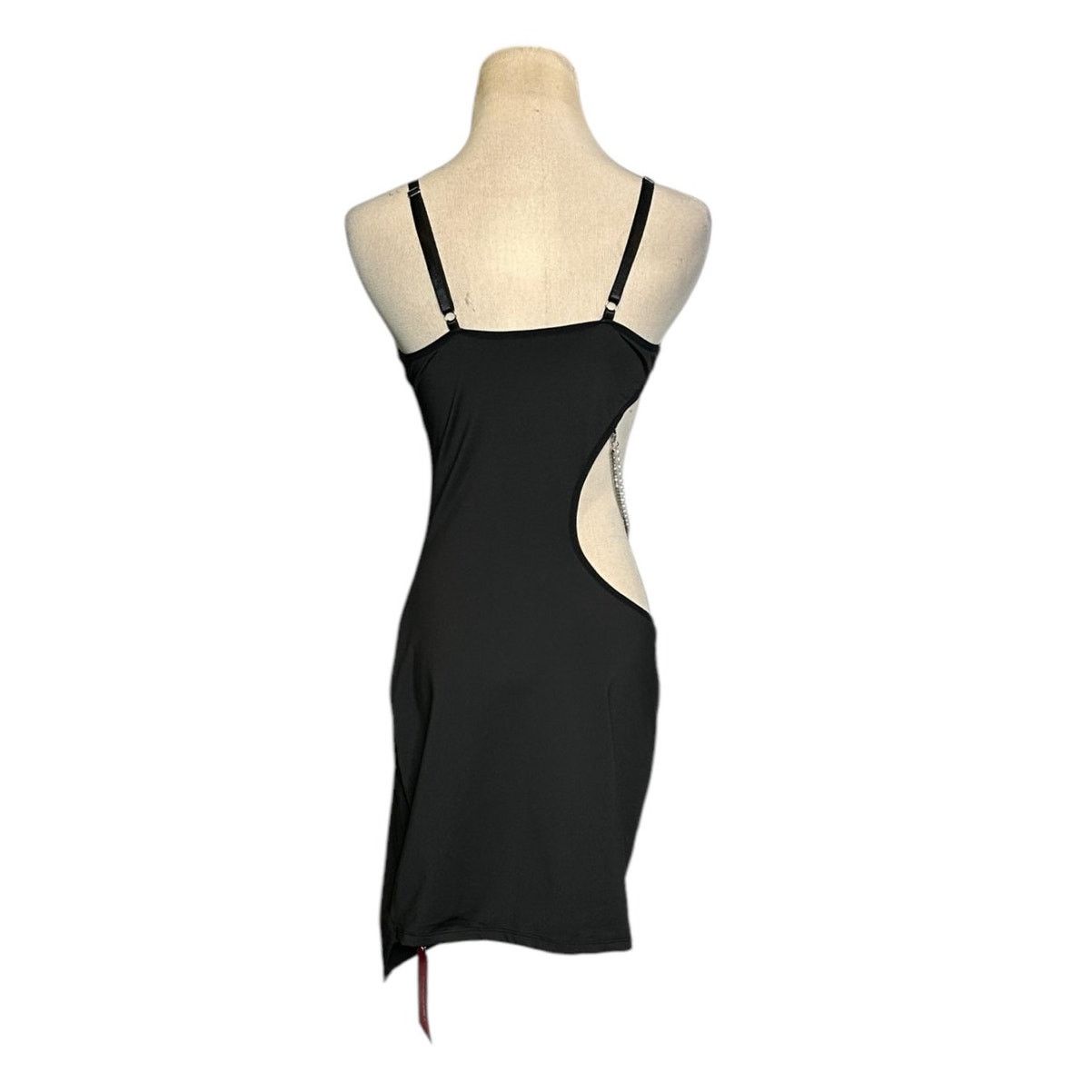 Shein SHEIN ICON Chain Detail Cut Out Waist Bodycon Dress Size 4 Size S / US 4 / IT 40 - 2 Thumbnail