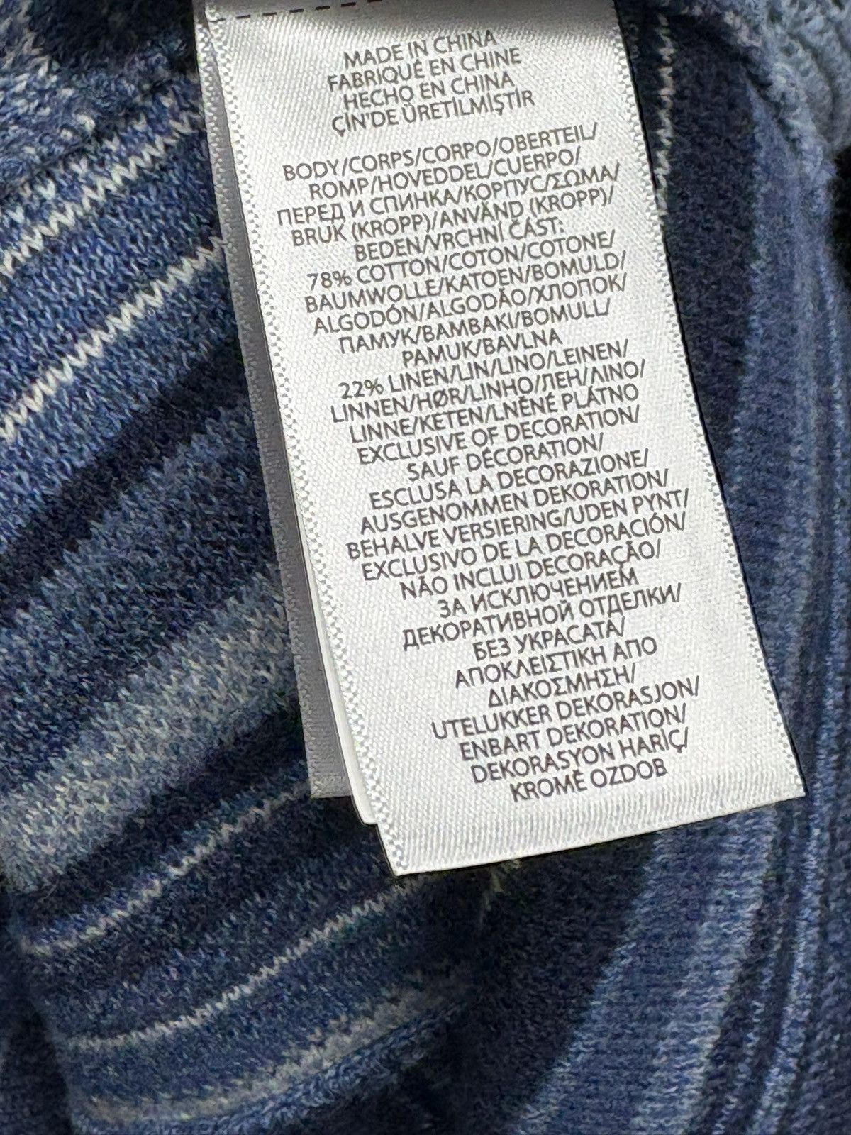 Polo Ralph Lauren Blue Patchwork Workwear Cardigan Ralph Lauren S – Limited Size US S / EU 44-46 / 1 - 9 Thumbnail
