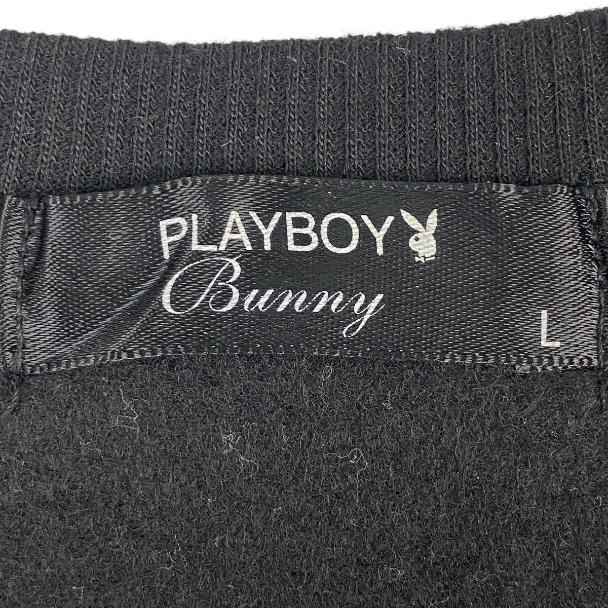 Playboy Vintage Playboy Bunny Small Logo Crewneck Sweatshirt Black P Size US L / EU 52-54 / 3 - 11 Thumbnail