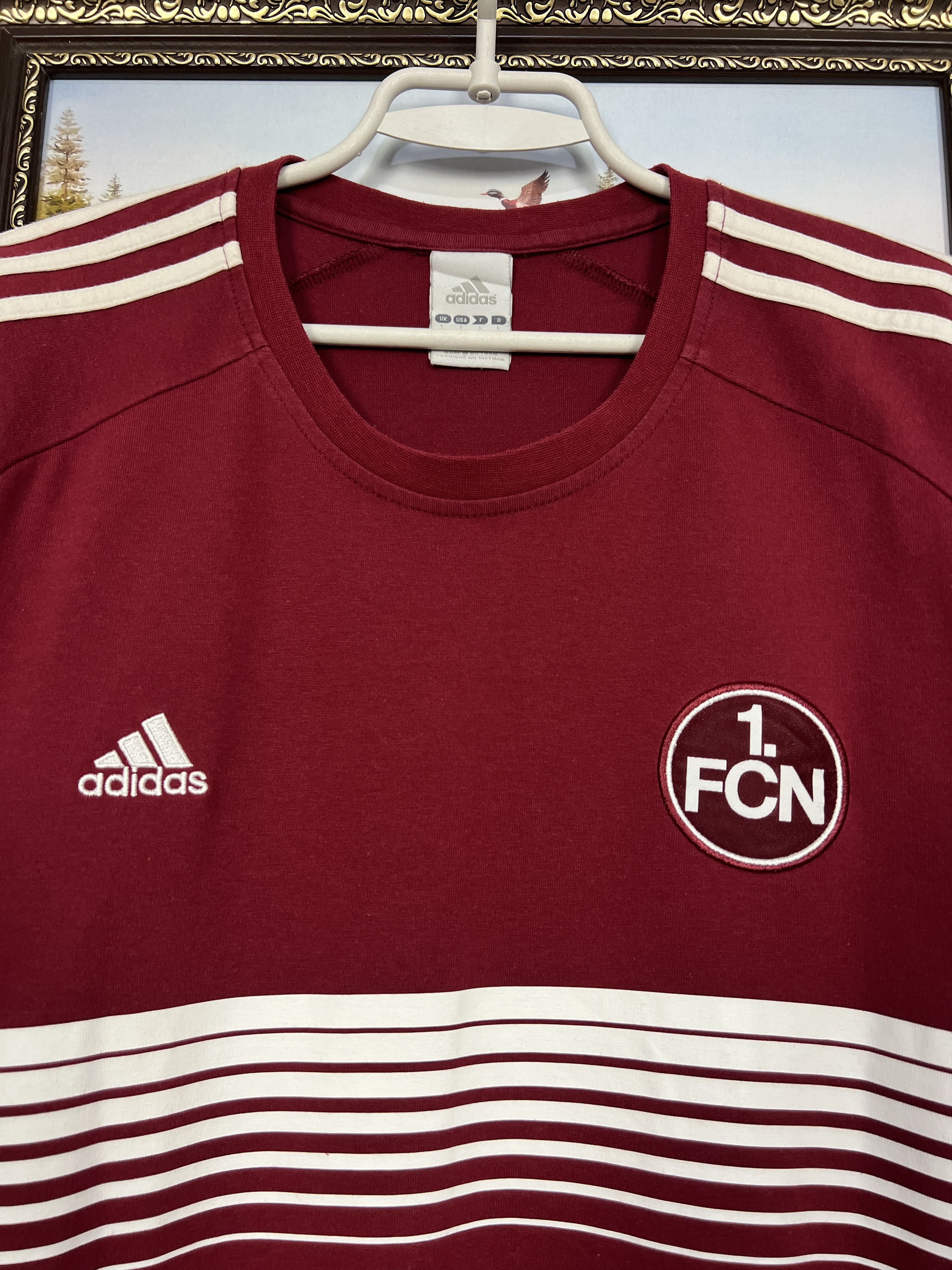 Adidas Vintage Adidas Nurnberg 1. FCN Football Train Shirt Soccer Size US L / EU 52-54 / 3 - 3 Thumbnail