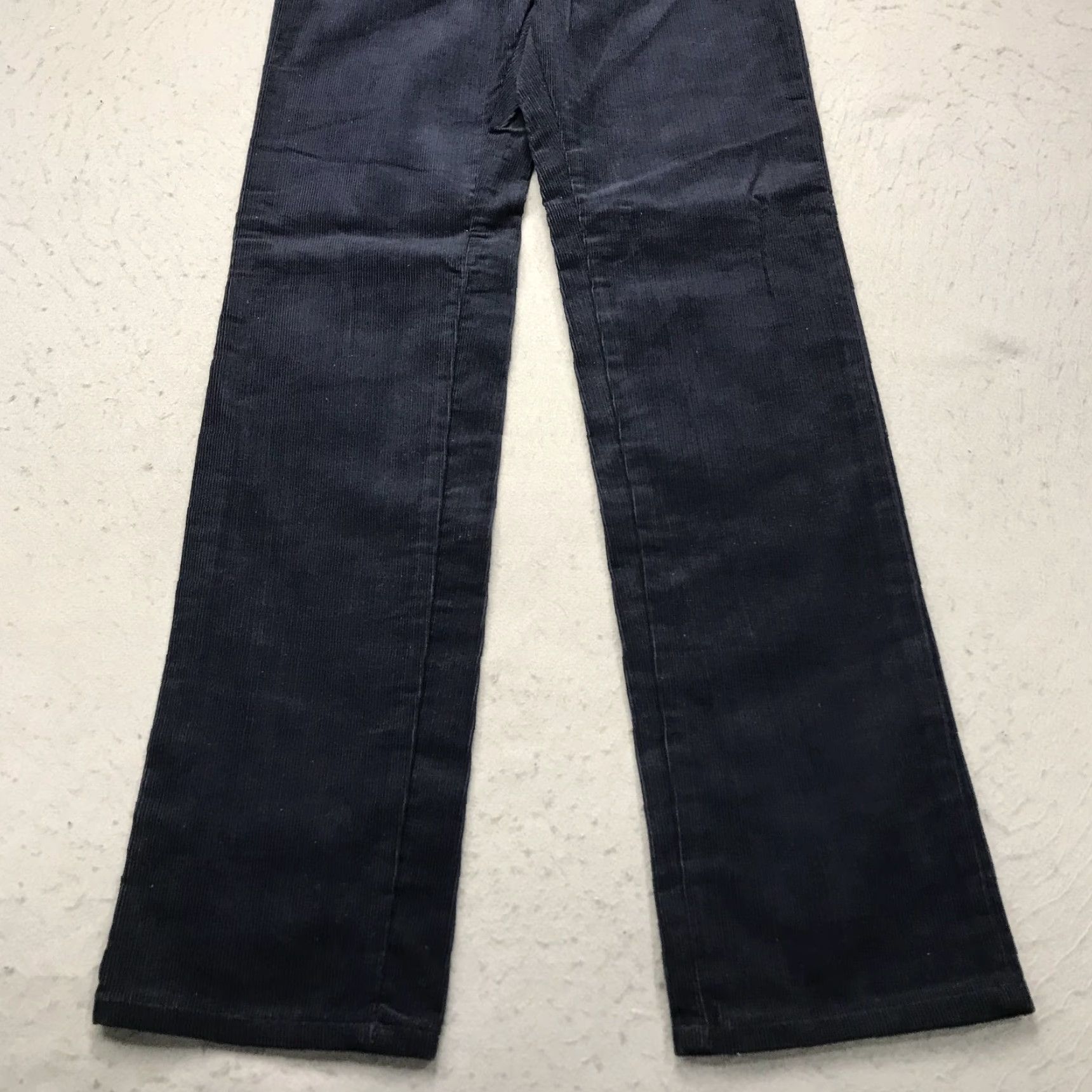 Lee VINTAGE Lee Riders Corduroy Pants Mens 28x32 Blue Straight Ultra DEADSTOCK USA Leather? Size US 28 / EU 44 - 3 Thumbnail
